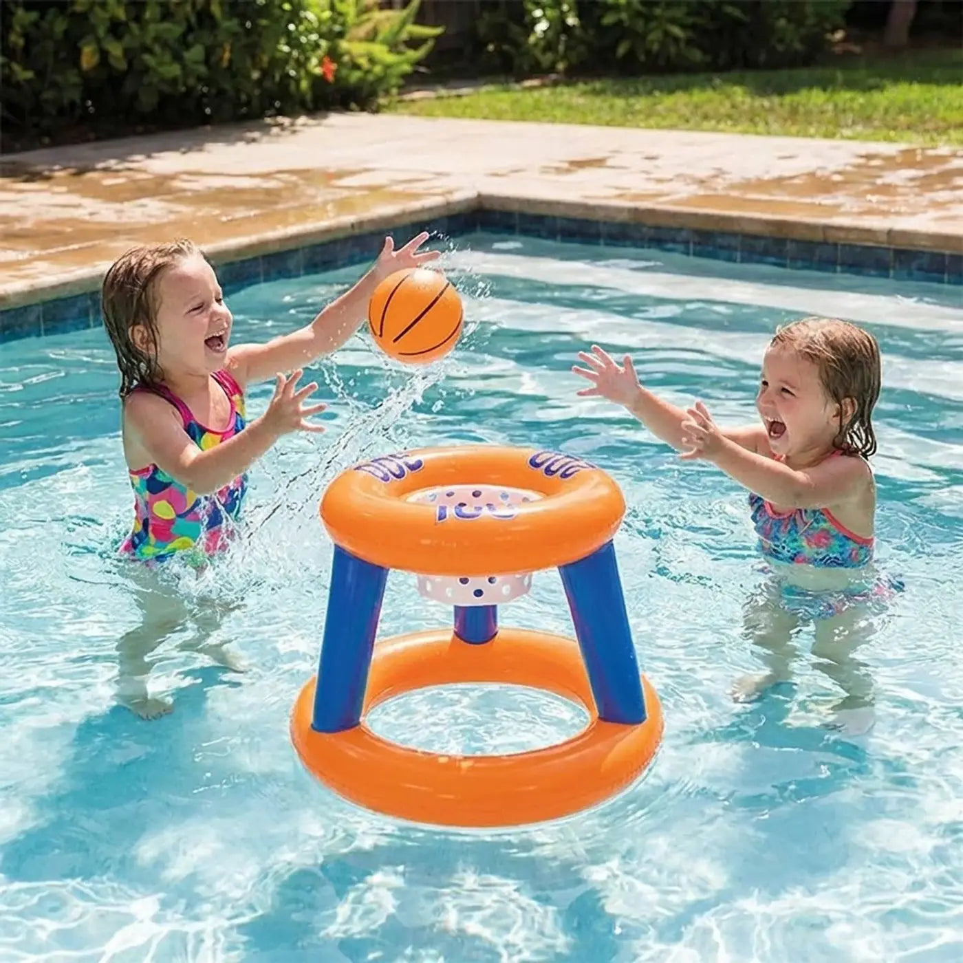 AK Brand basketball game set: Inflatable pool basketball game set