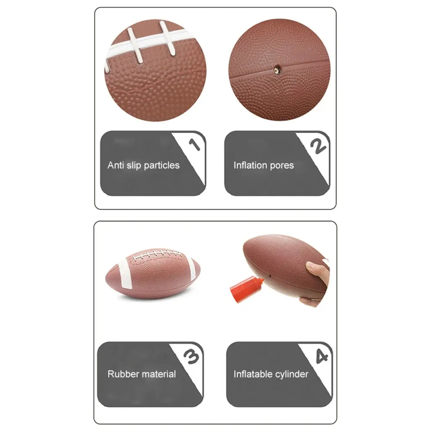The Ball Depot football: Inflatable Rugby Ball