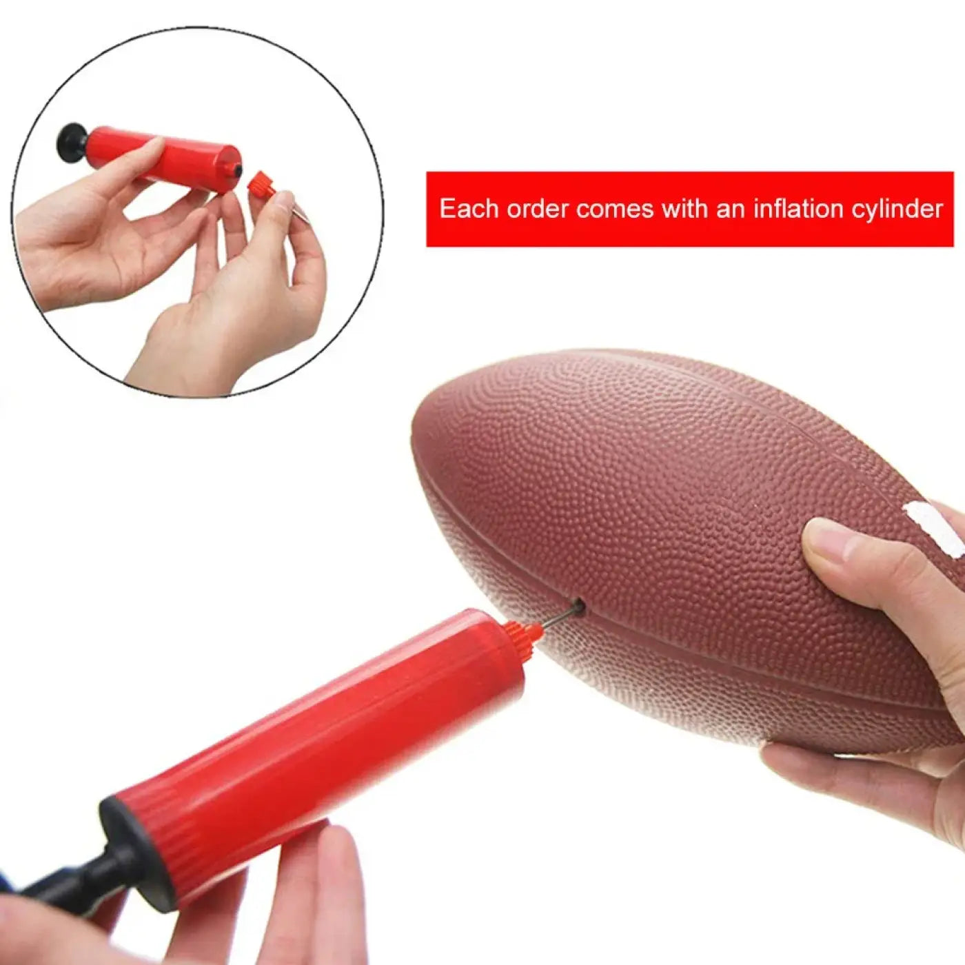The Ball Depot football: Inflatable Rugby Ball