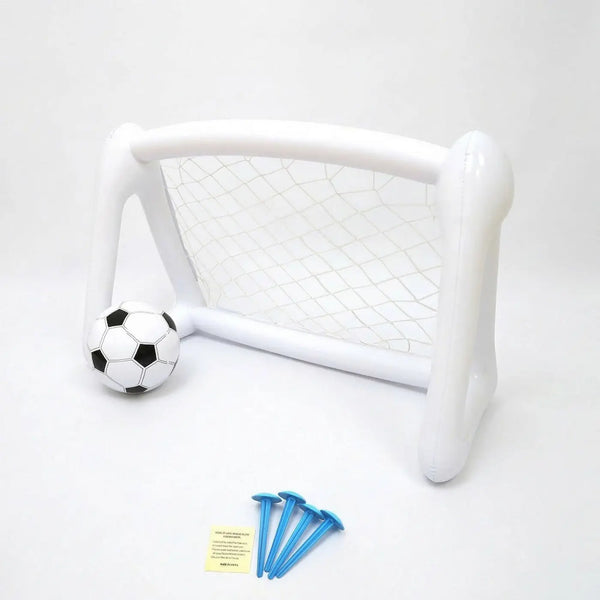 AK Brand kids inflatable ball: Inflatable Soccer Goal with Net for kids