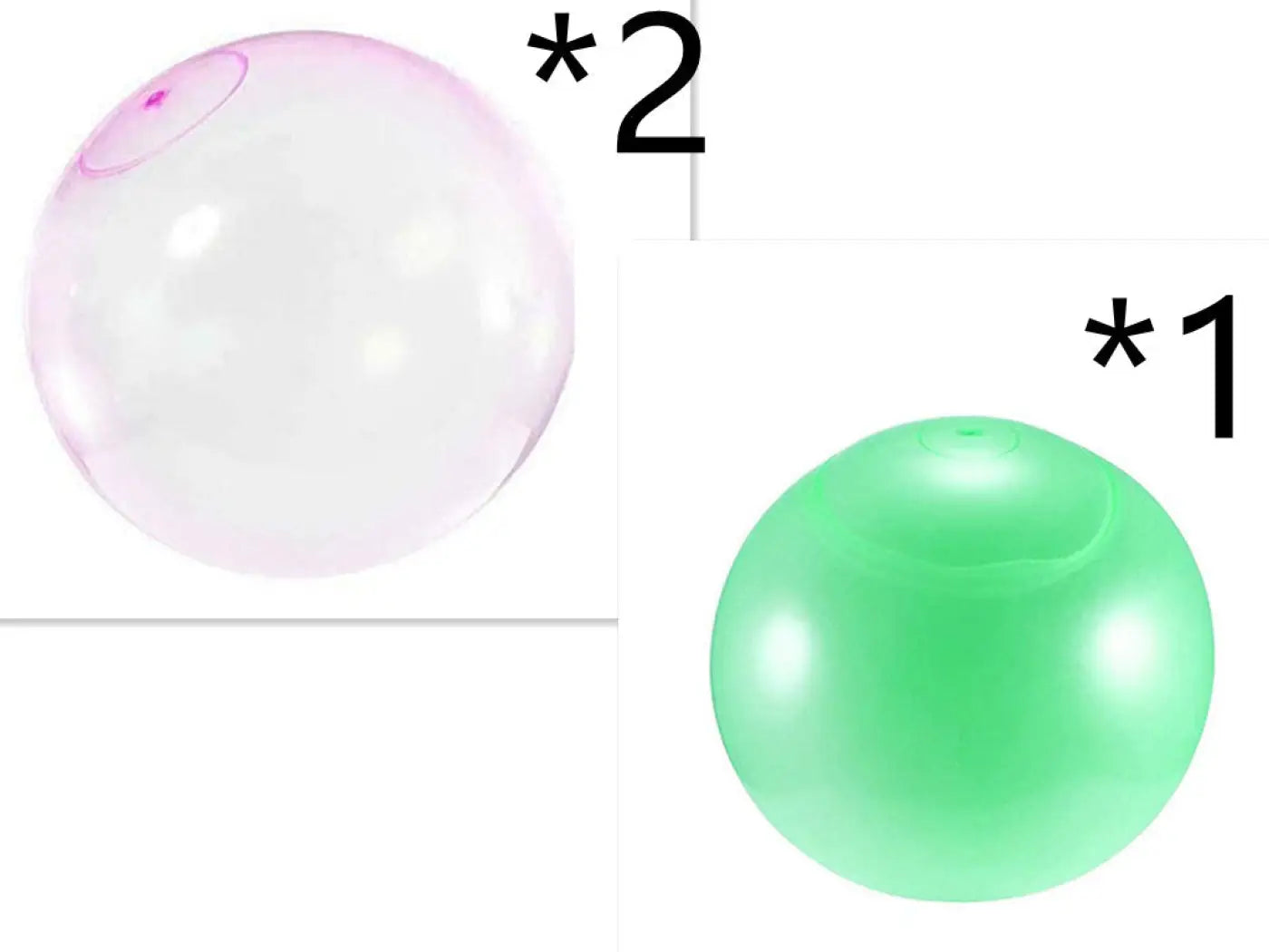 The Ball Depot kids inflatable ball: Inflatable Transparent Bubble Ball