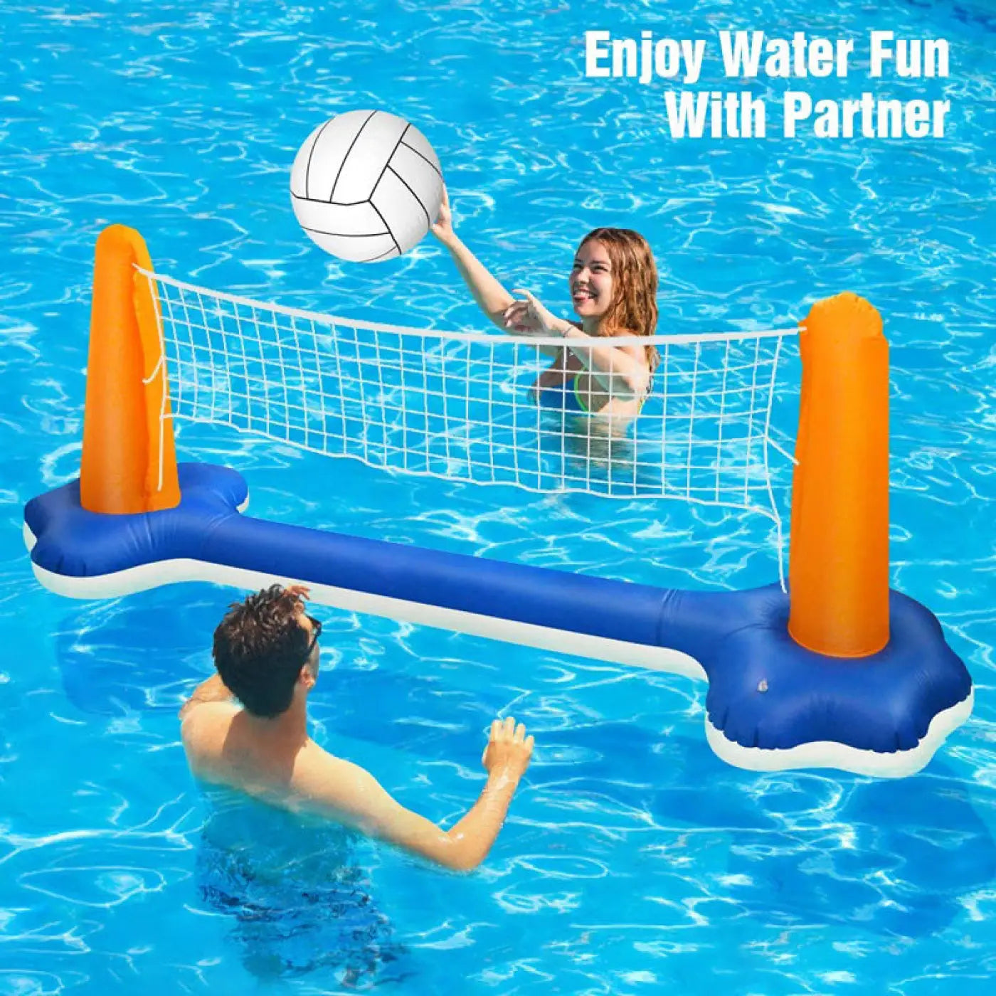 The Ball Depot volleyball: Inflatable Water Volleyball Stand Adult Playing Water Toy