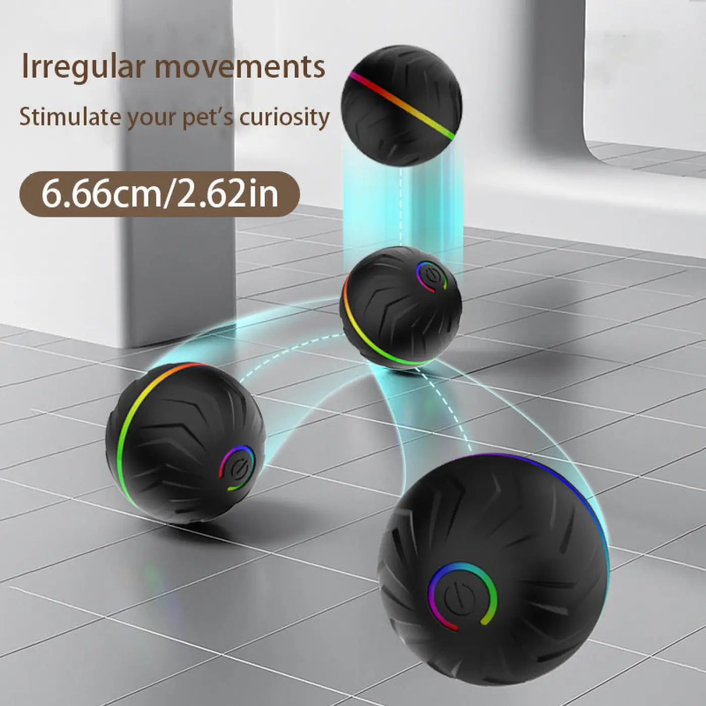 The Ball Depot dog ball: Intelligent Gravity Bouncing Dog Ball
