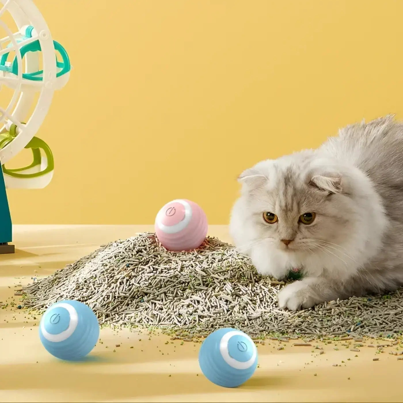 The Ball Depot Cat Balls: Interactive Cat Spin Ball