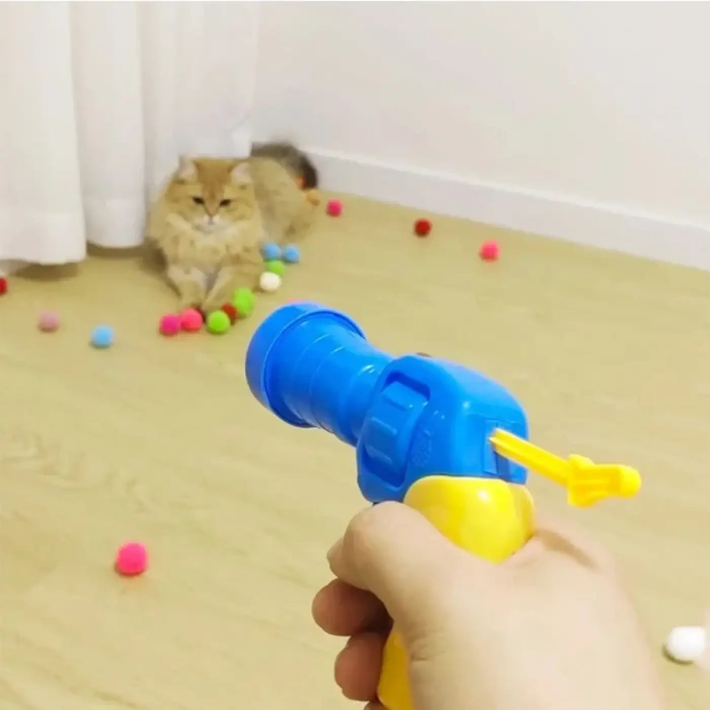 The Ball Depot Cat Balls: Interactive Cat Toy Shooting Ball Launcher