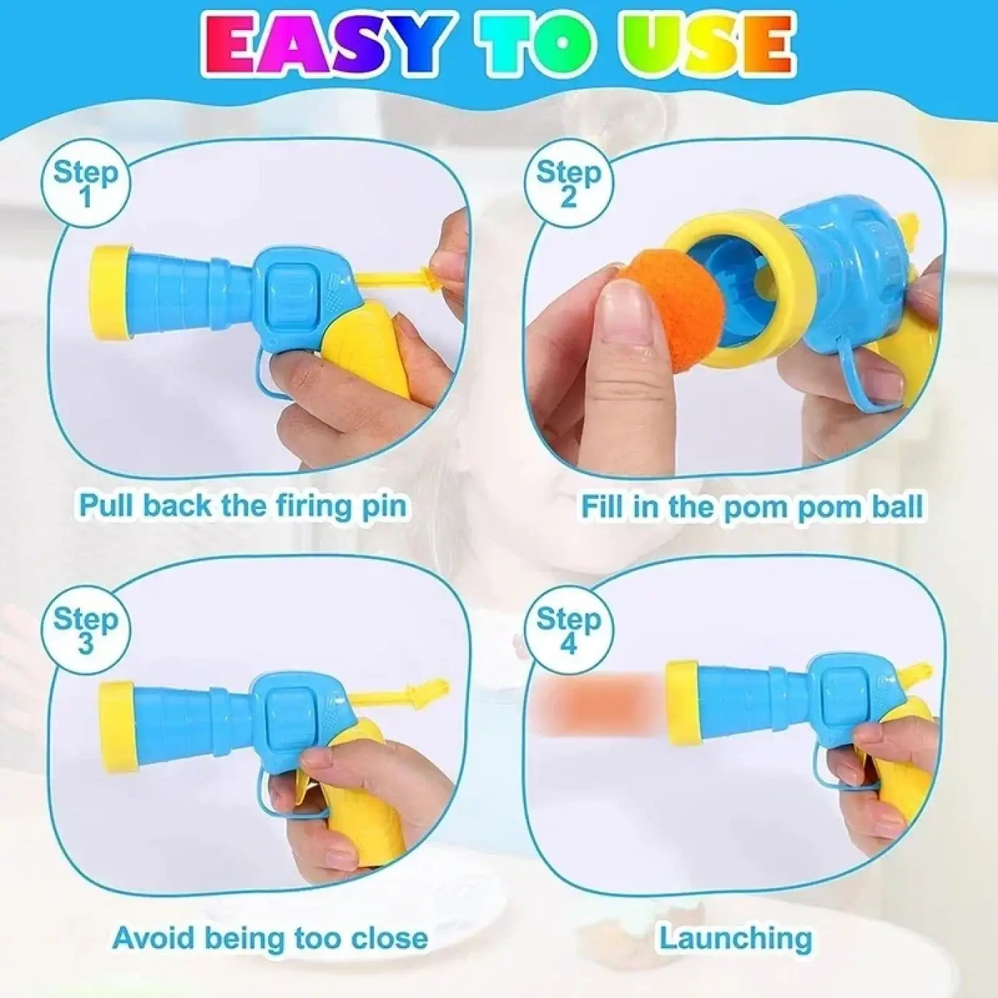 The Ball Depot Cat Balls: Interactive Cat Toy Shooting Ball Launcher