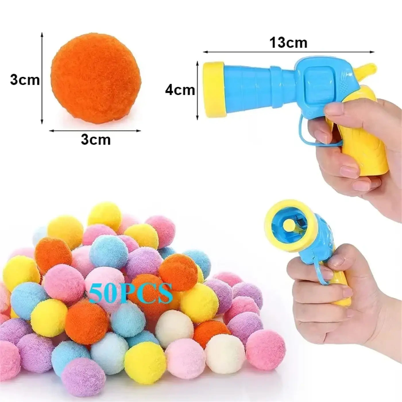The Ball Depot Cat Balls: Interactive Cat Toy Shooting Ball Launcher