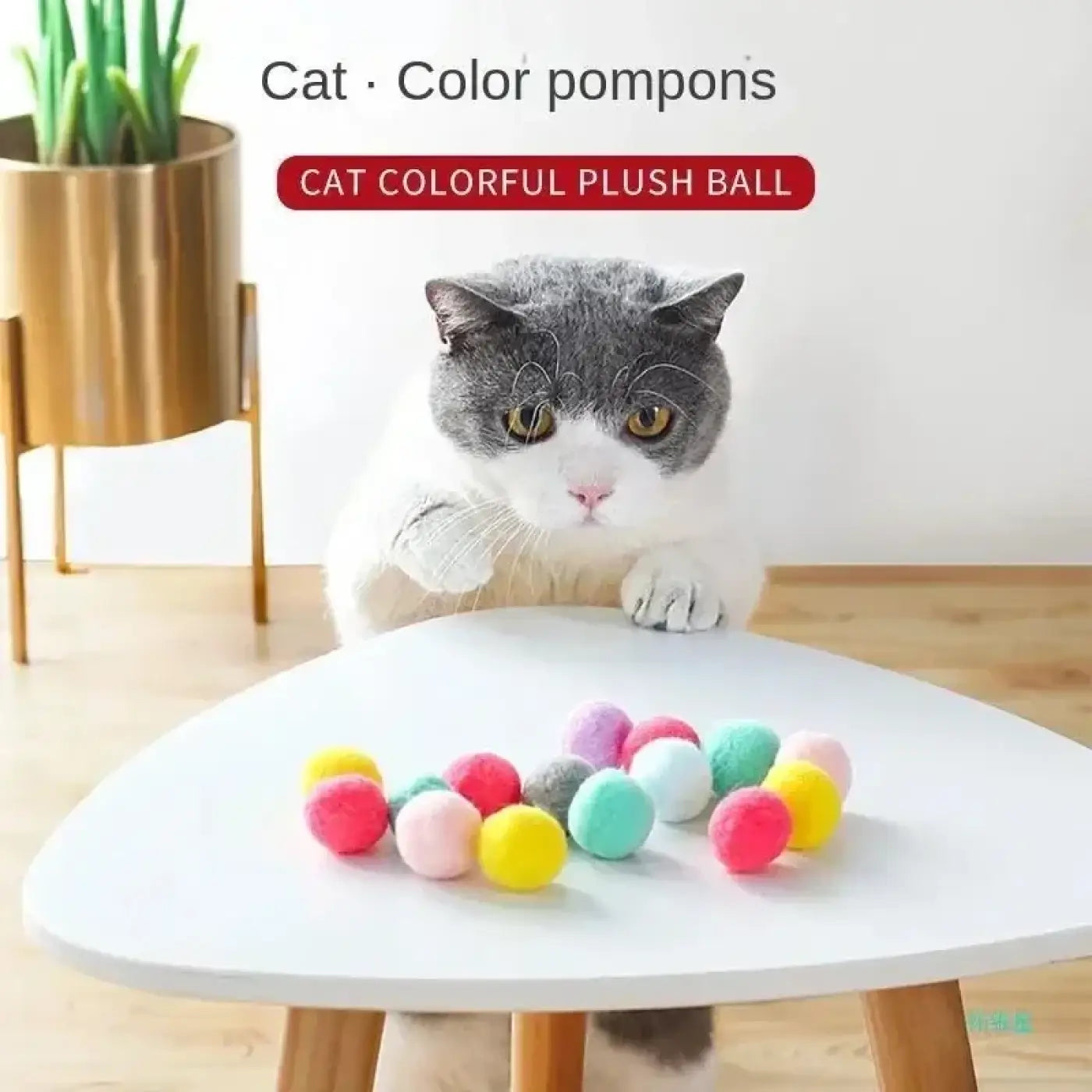 The Ball Depot Cat Balls: Interactive Cat Toy Shooting Ball Launcher