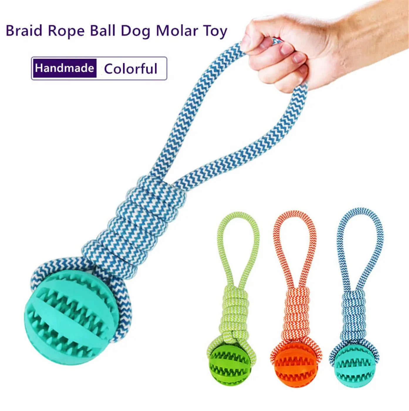 The Ball Depot dog Balls: Interactive Dog Treat Rope Ball