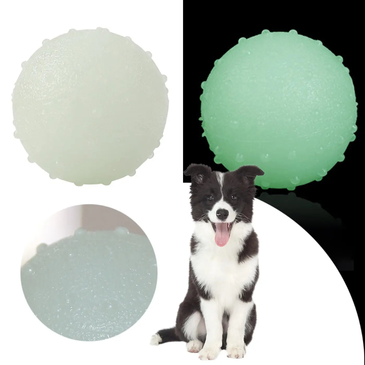 The Ball Depot dog ball: Interactive pet glow ball