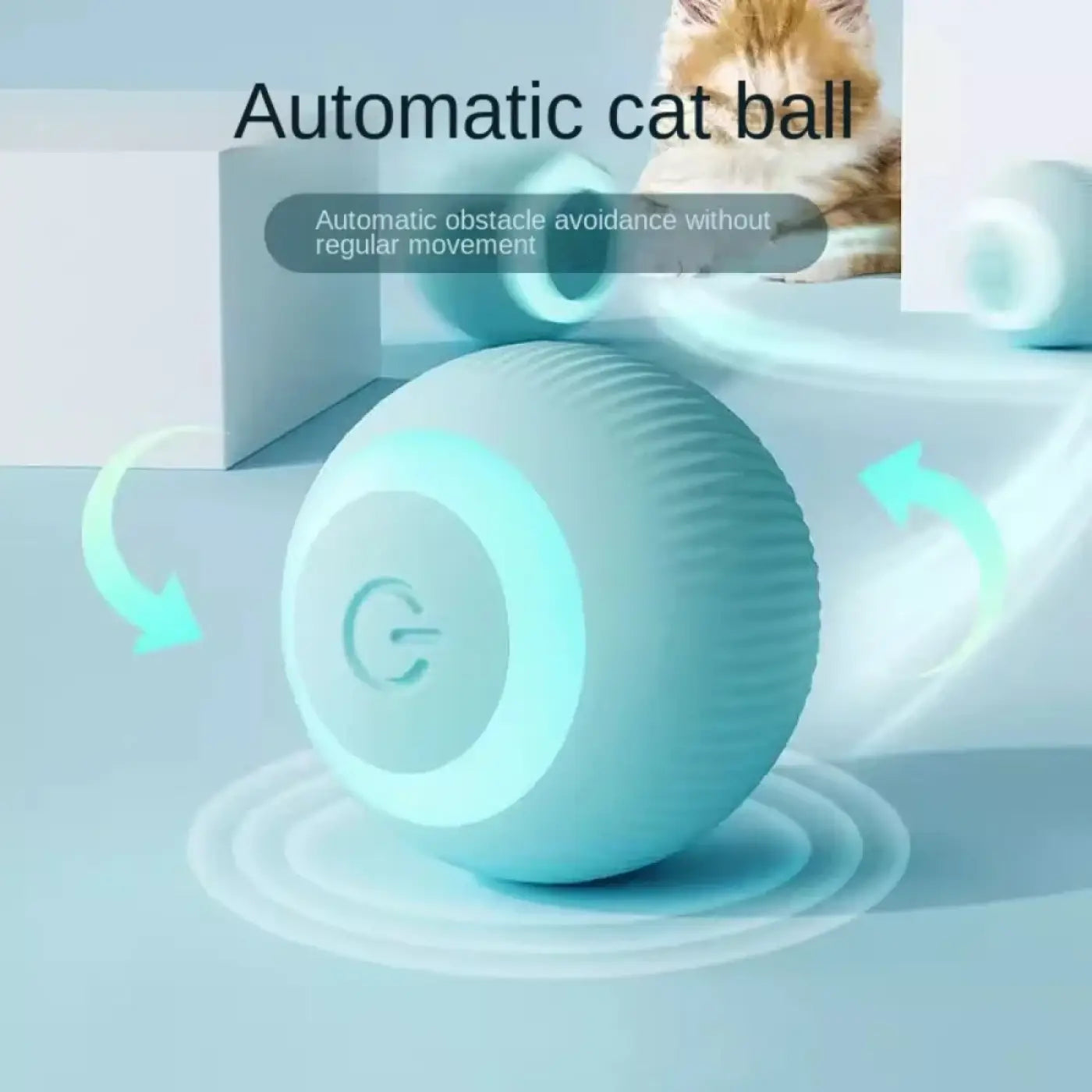 The Ball Depot Cat Balls: Interactive Rechargeable Cat Ball Toy