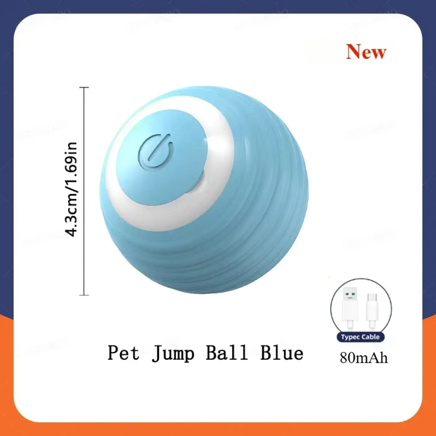 The Ball Depot Cat Balls: Interactive Rechargeable Cat Ball Toy