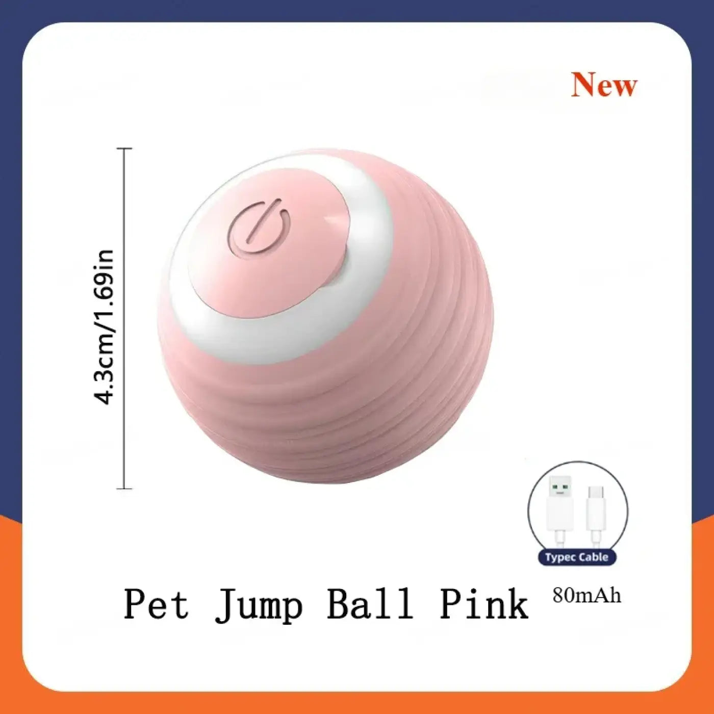 The Ball Depot Cat Balls: Interactive Rechargeable Cat Ball Toy