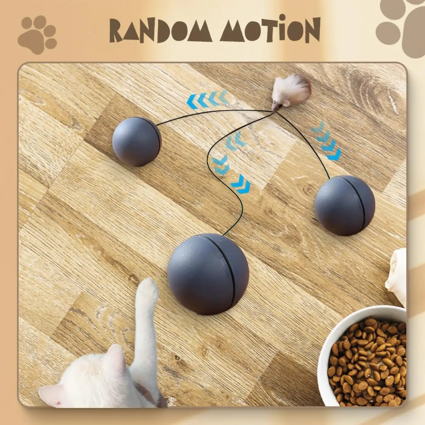 The Ball Depot Cat Balls: Interactive rolling Cat Ball