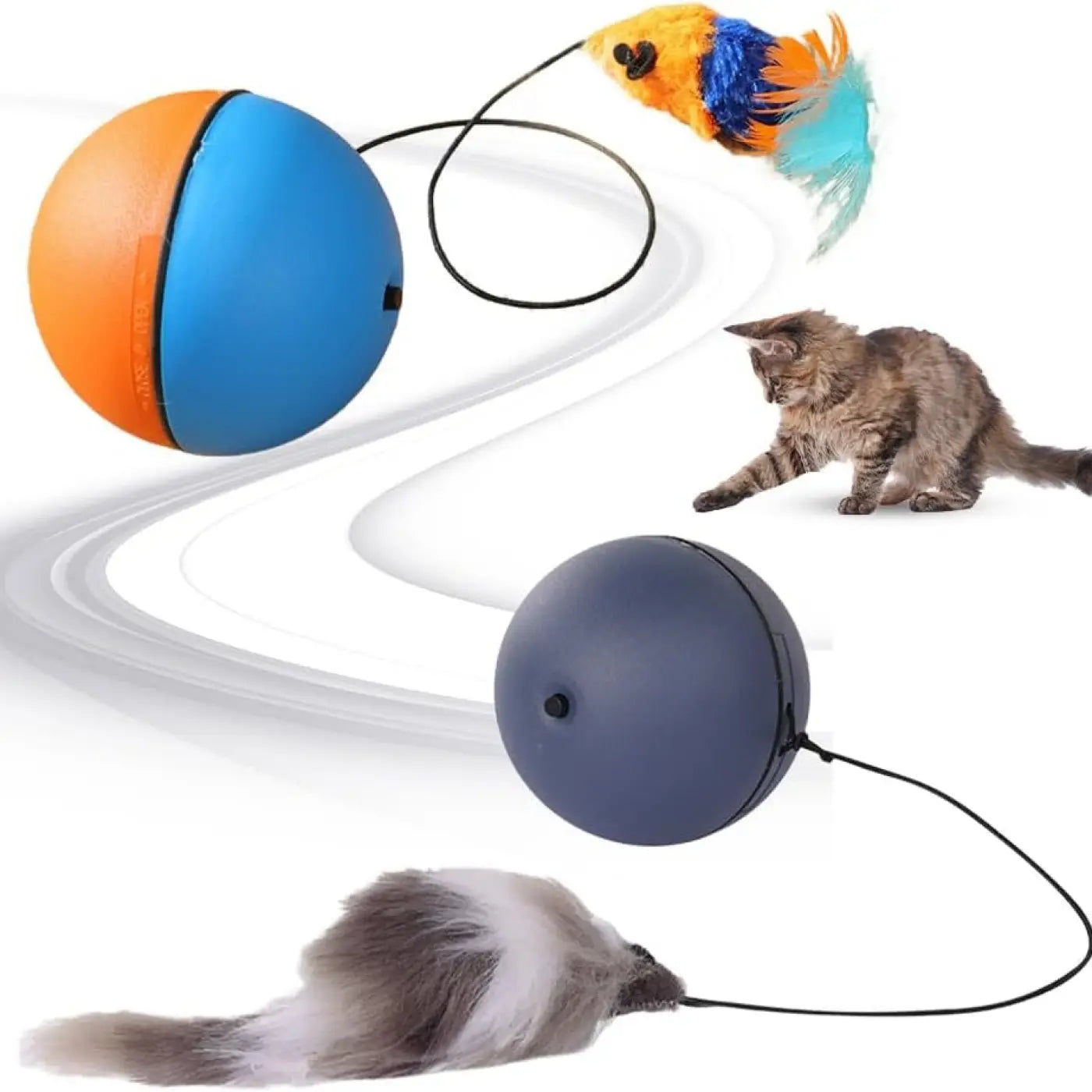 The Ball Depot Cat Balls: Interactive rolling Cat Ball