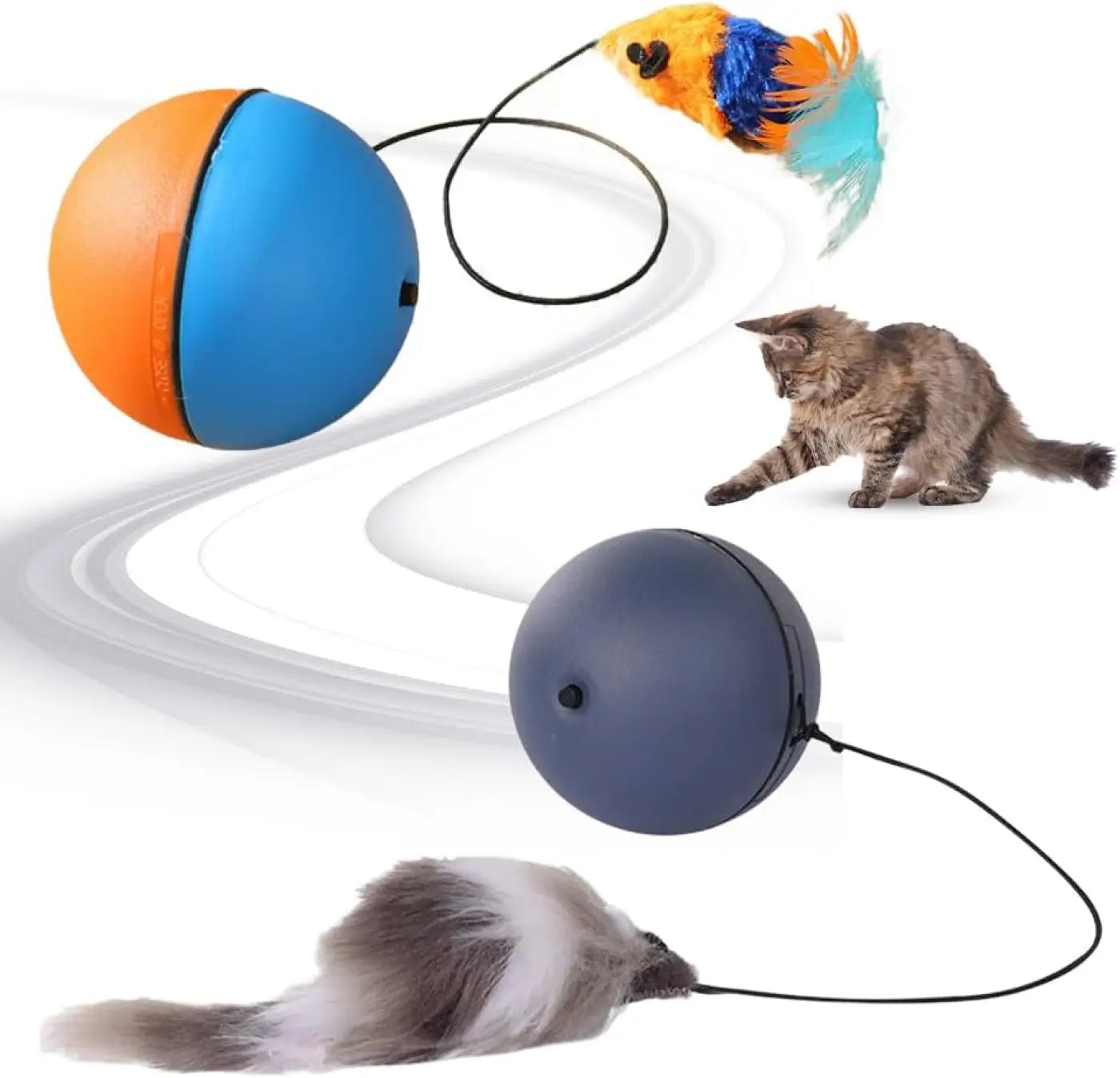 The Ball Depot Cat Balls: Interactive rolling Cat Ball