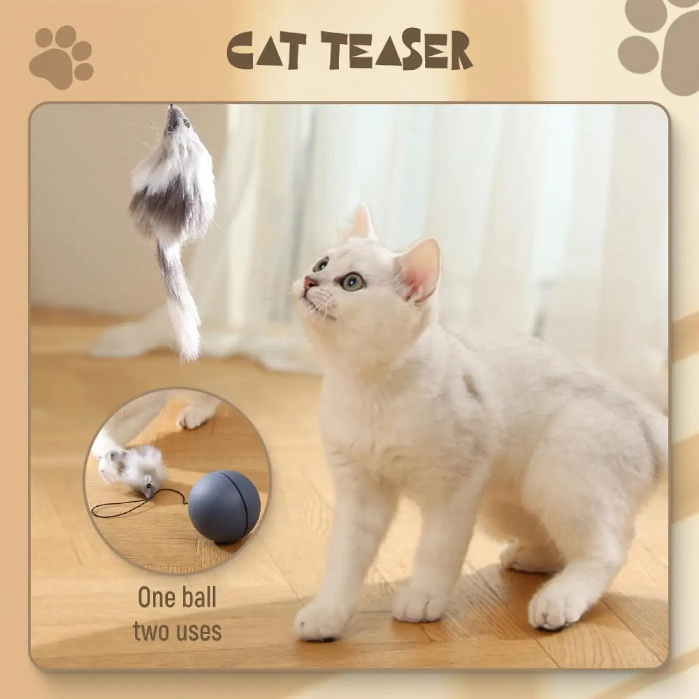 The Ball Depot Cat Balls: Interactive rolling Cat Ball