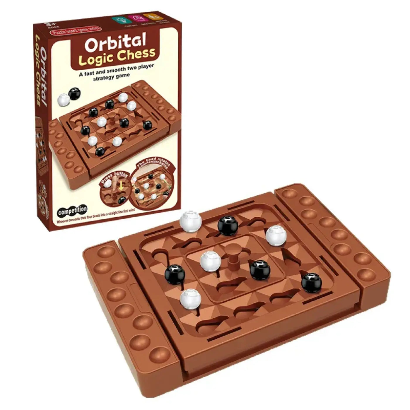 The Ball Depot puzzle chess: Interactive Touch Flip Black White Chess Game