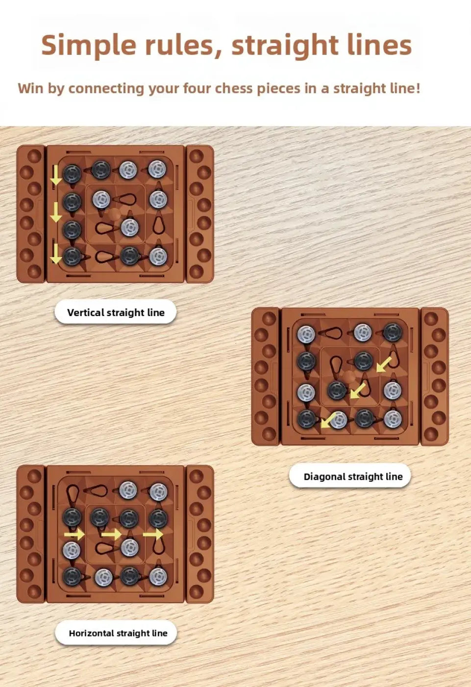 The Ball Depot puzzle chess: Interactive Touch Flip Black White Chess Game
