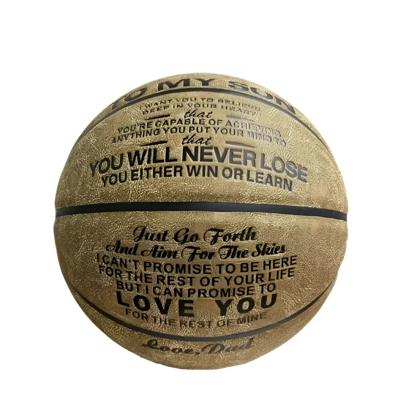 The Ball Depot basketball: Introducing My SON Wear-resistant Genuine Cowhide Basketballs