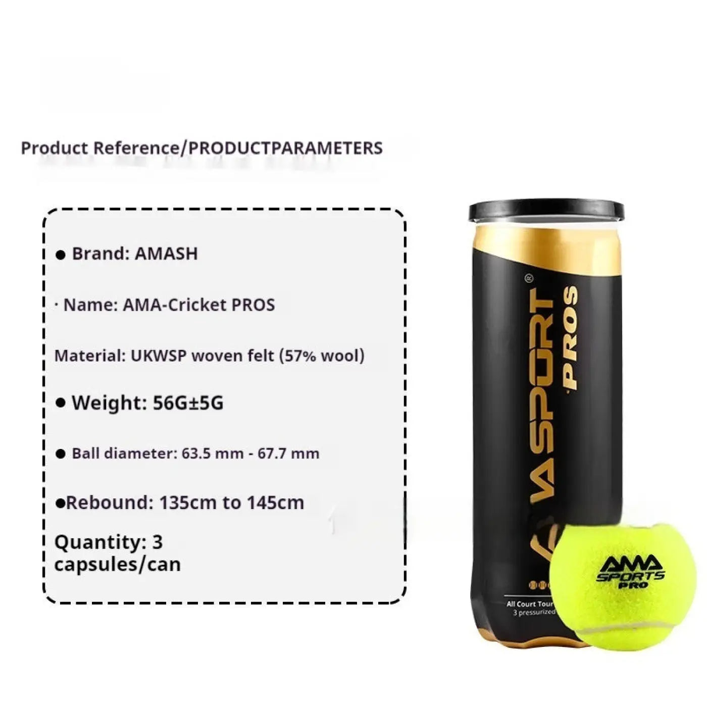 The Ball Depot tennis balls: ITF Certified 45-55 Wool Training Cage Tennis