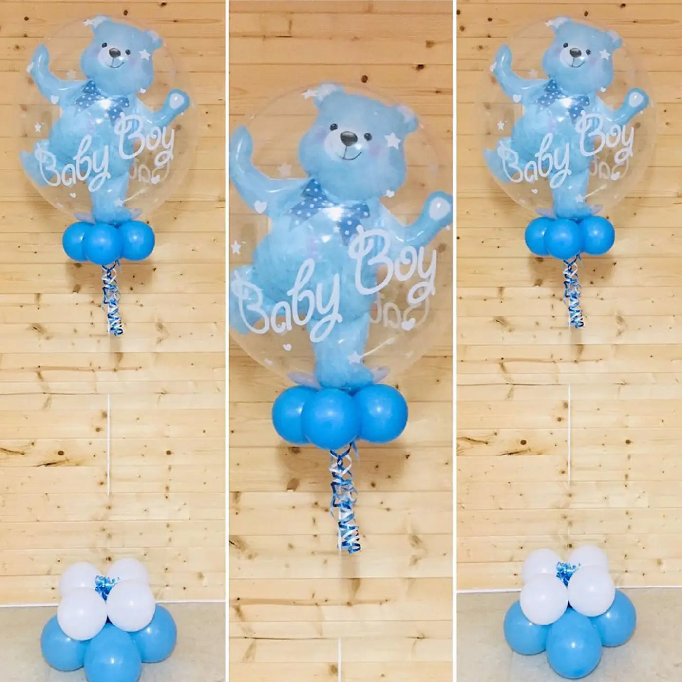 The Ball Depot decorative ball: Its' a Boy or Girl tTansparent Bear Ball