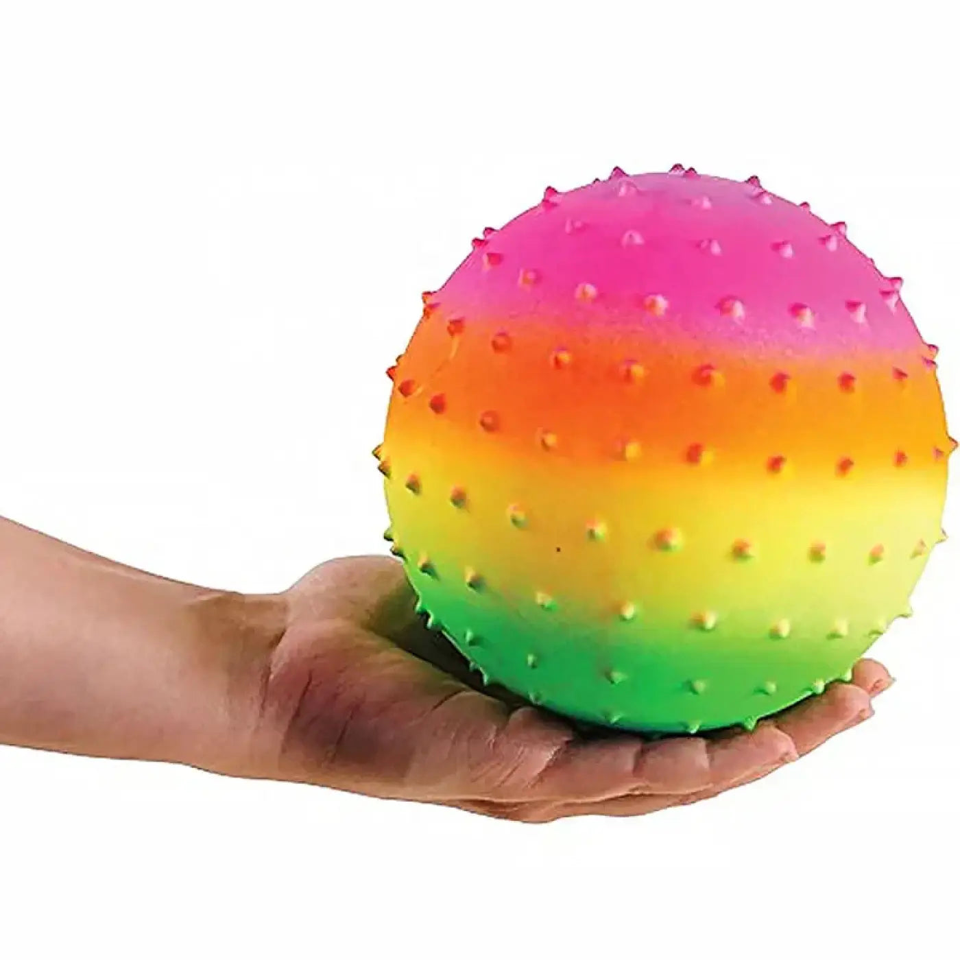 The Ball Depot bouncy ball: Juguetes Inflatable Rainbow Ball
