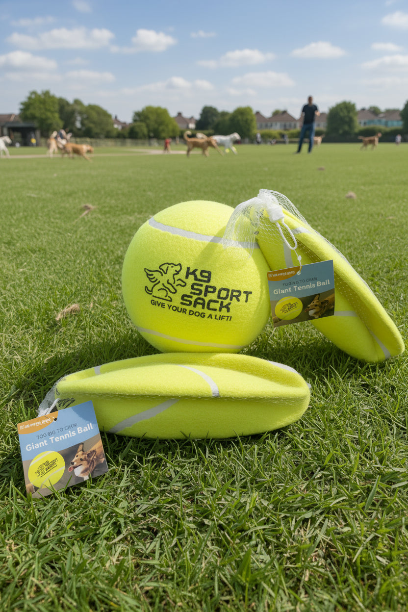 The Ball Depot dog ball: K9 Sport Giant 9" Tennis Ball