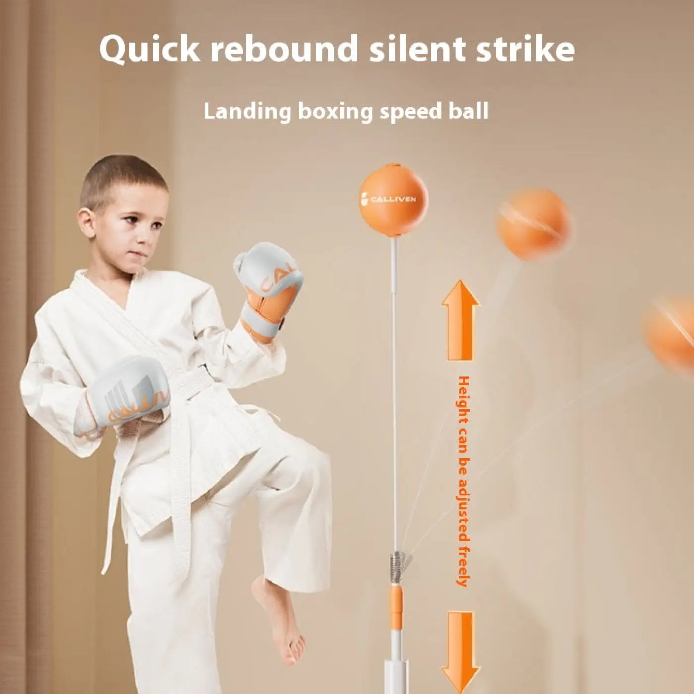 The Ball Depot boxing ball: Kids and Adult Boxing Rapid Response Ball