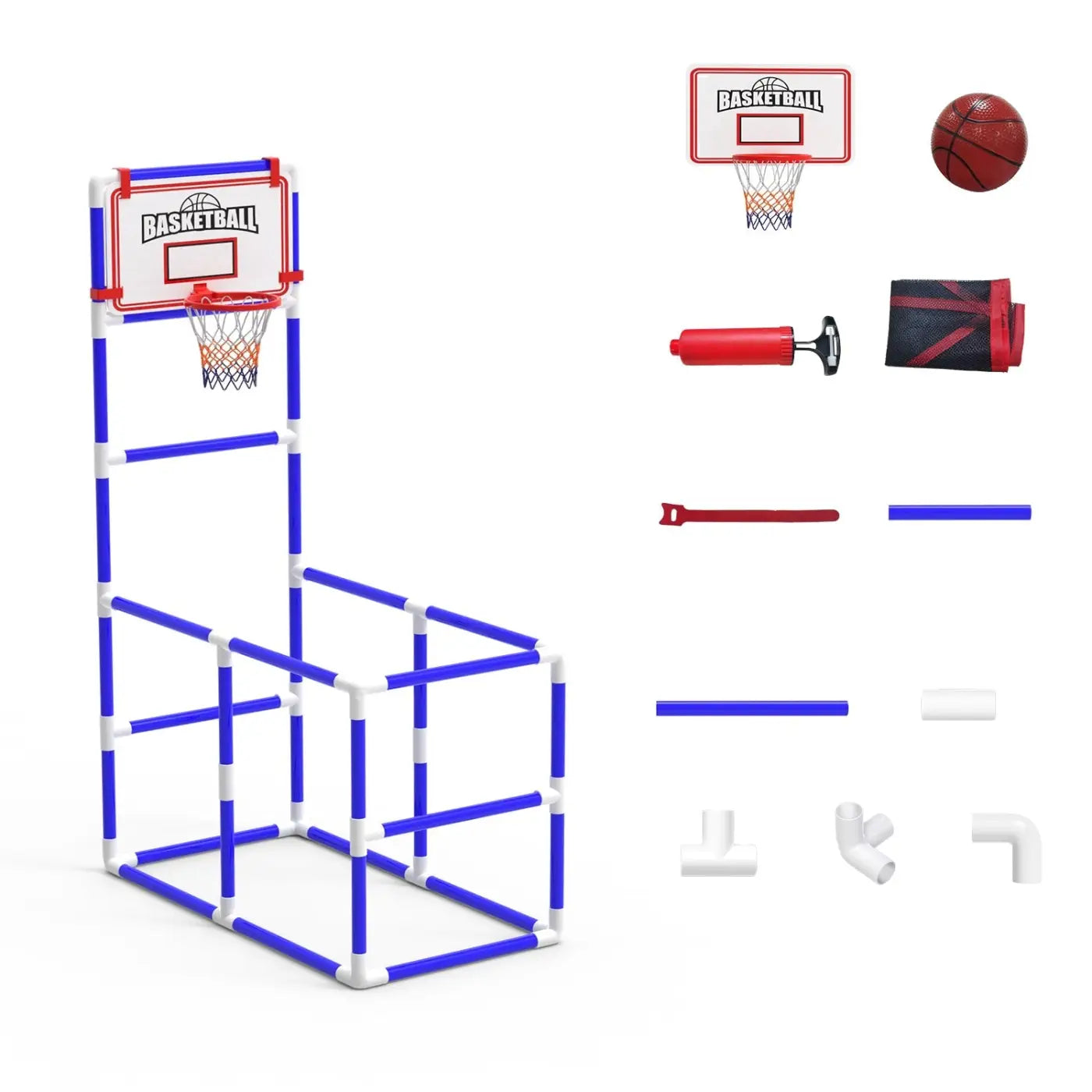 The Ball Depot kids basket ball set: Kids Basketball Game Set With 2 Balls