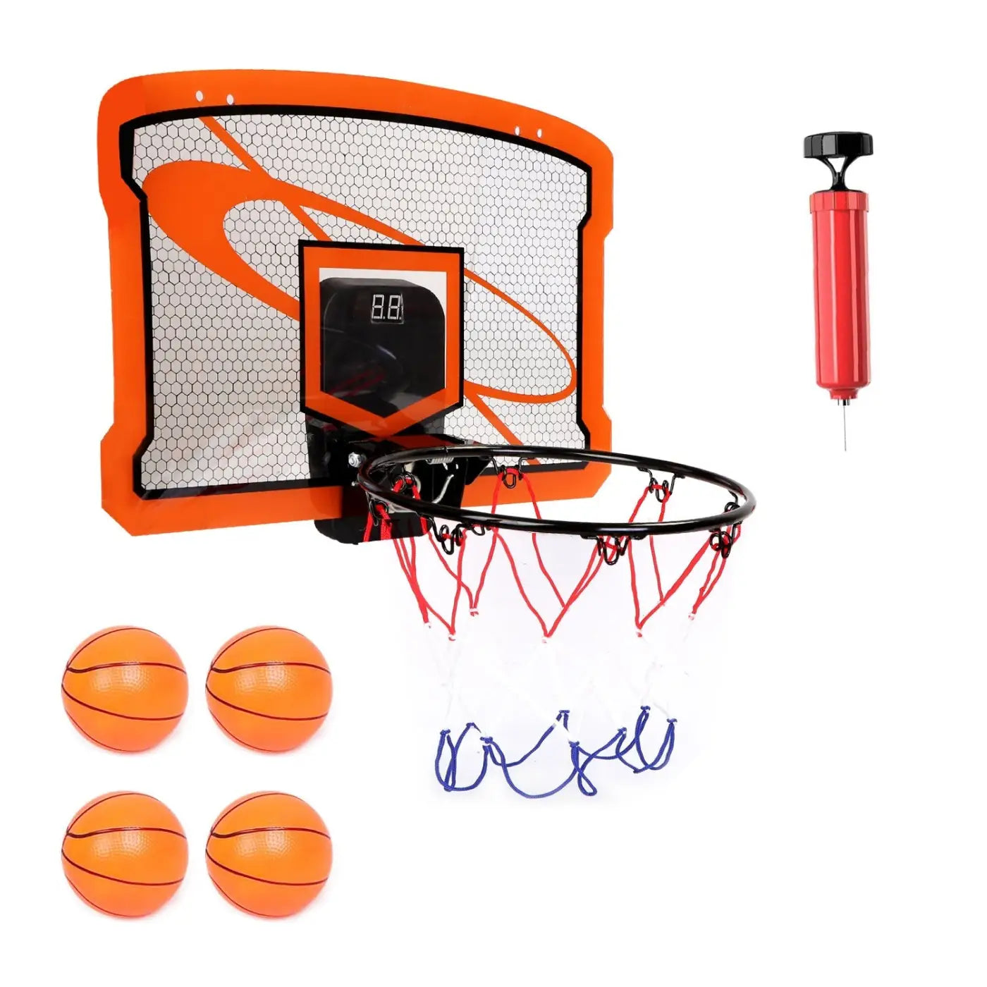 The Ball Depot kids basket ball set: Kids Indoor Mini Basketball Hoop Set