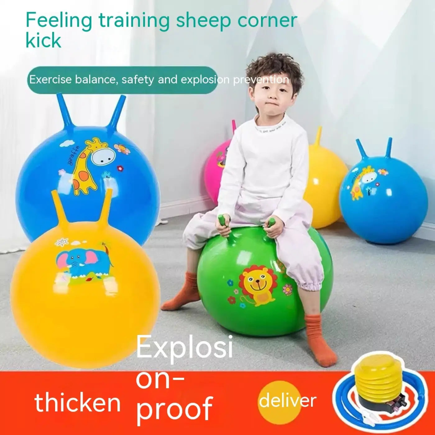 The Ball Depot kids balls: Kids Thick Jumping Ball