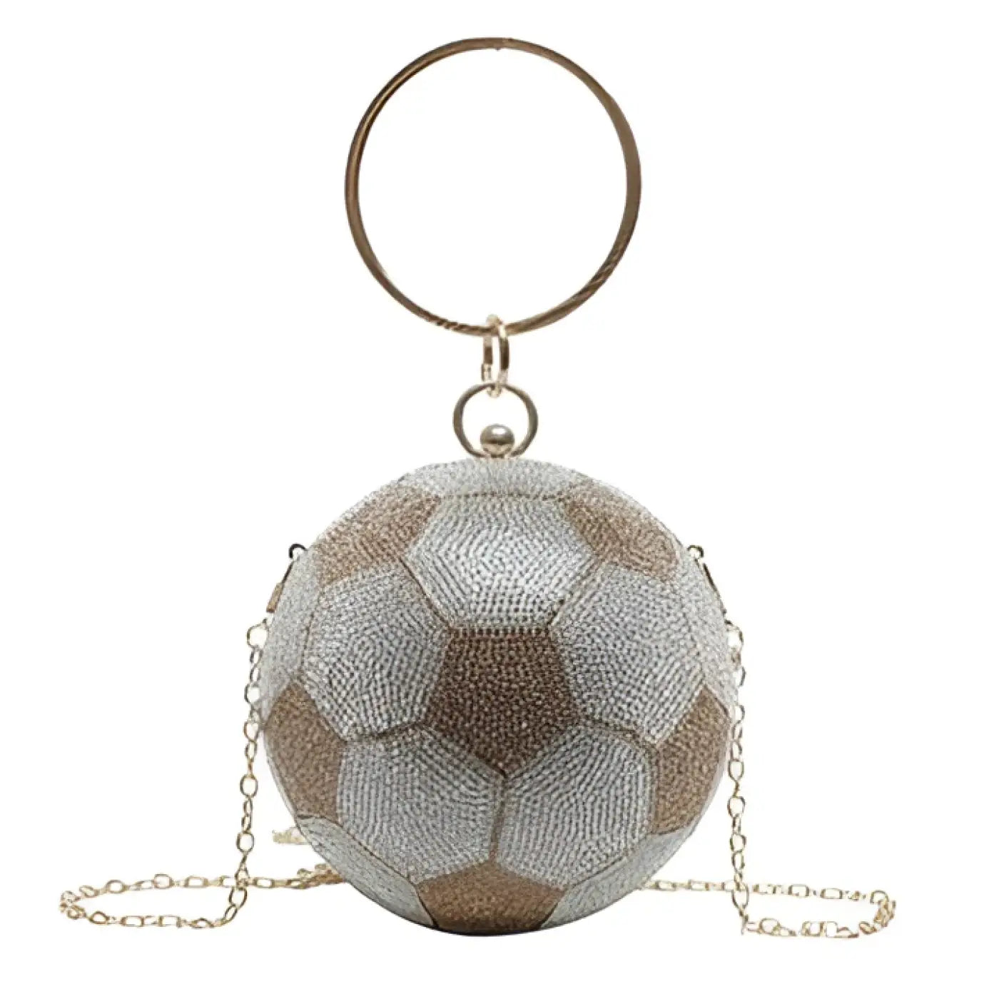 The Ball Depot basket ball purse: Ladies Rhinestone Basketball Bag