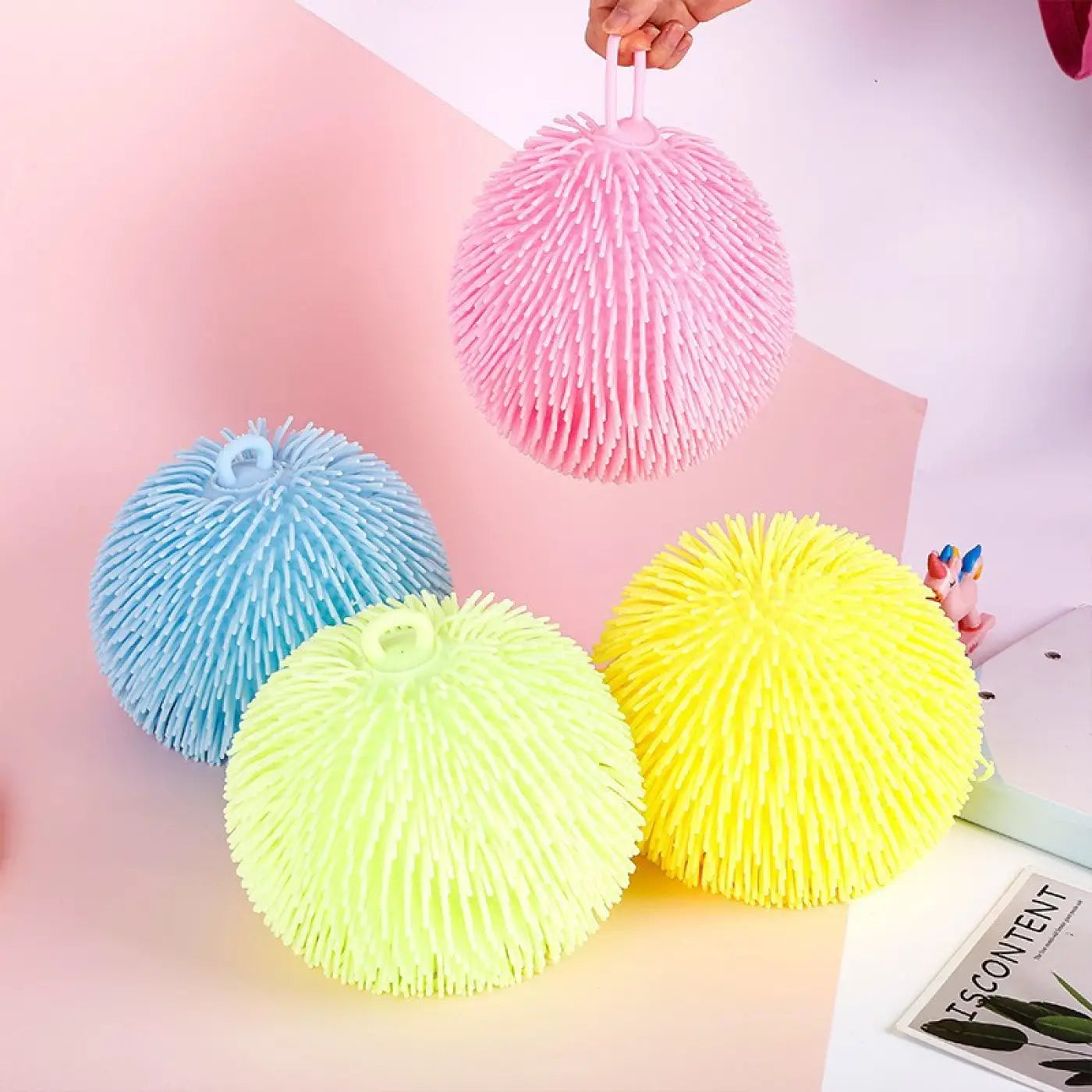 The Ball Depot kids balls: Large Inflatable Hairy Ball Toy