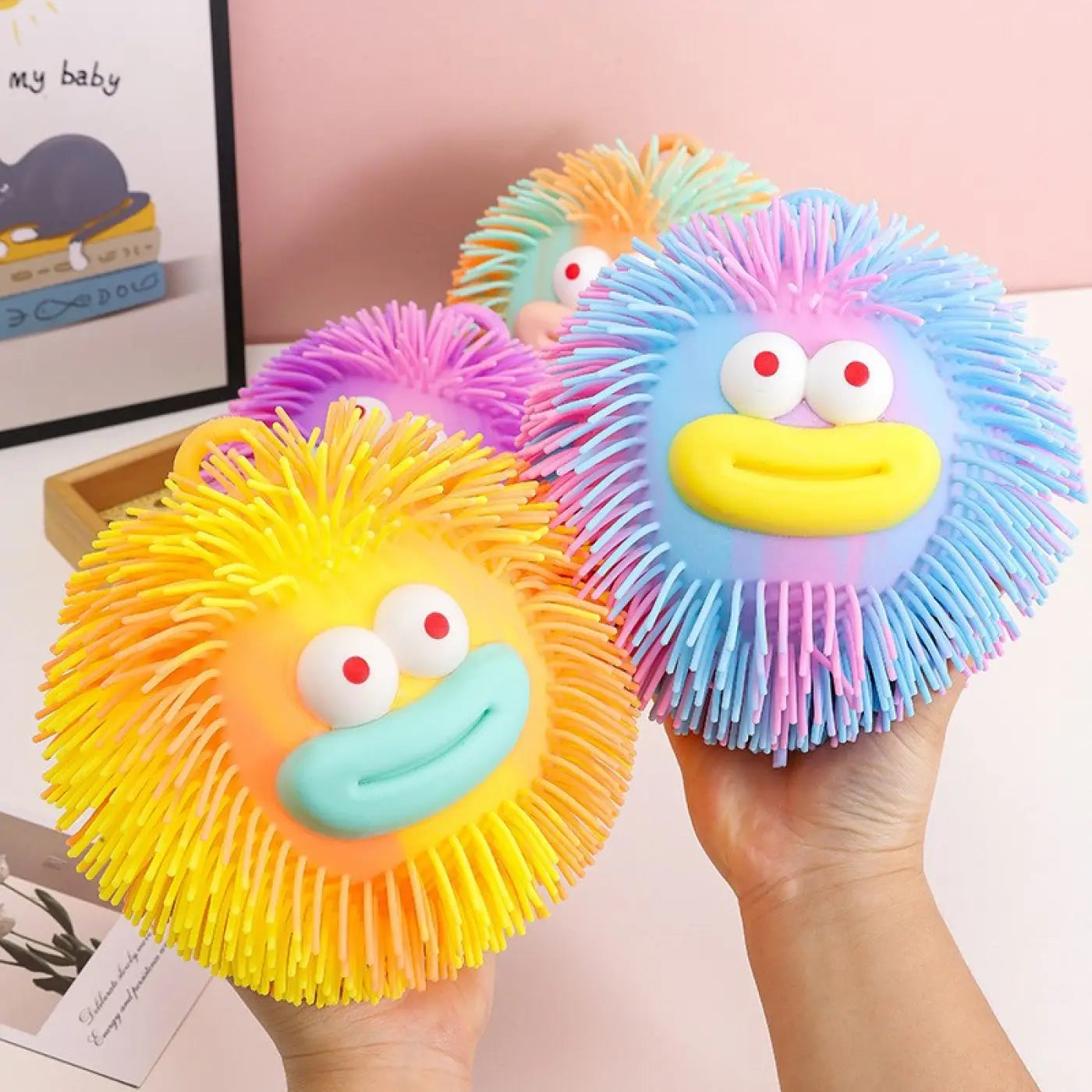 The Ball Depot kids balls: Large Inflatable Hairy Ball Toy