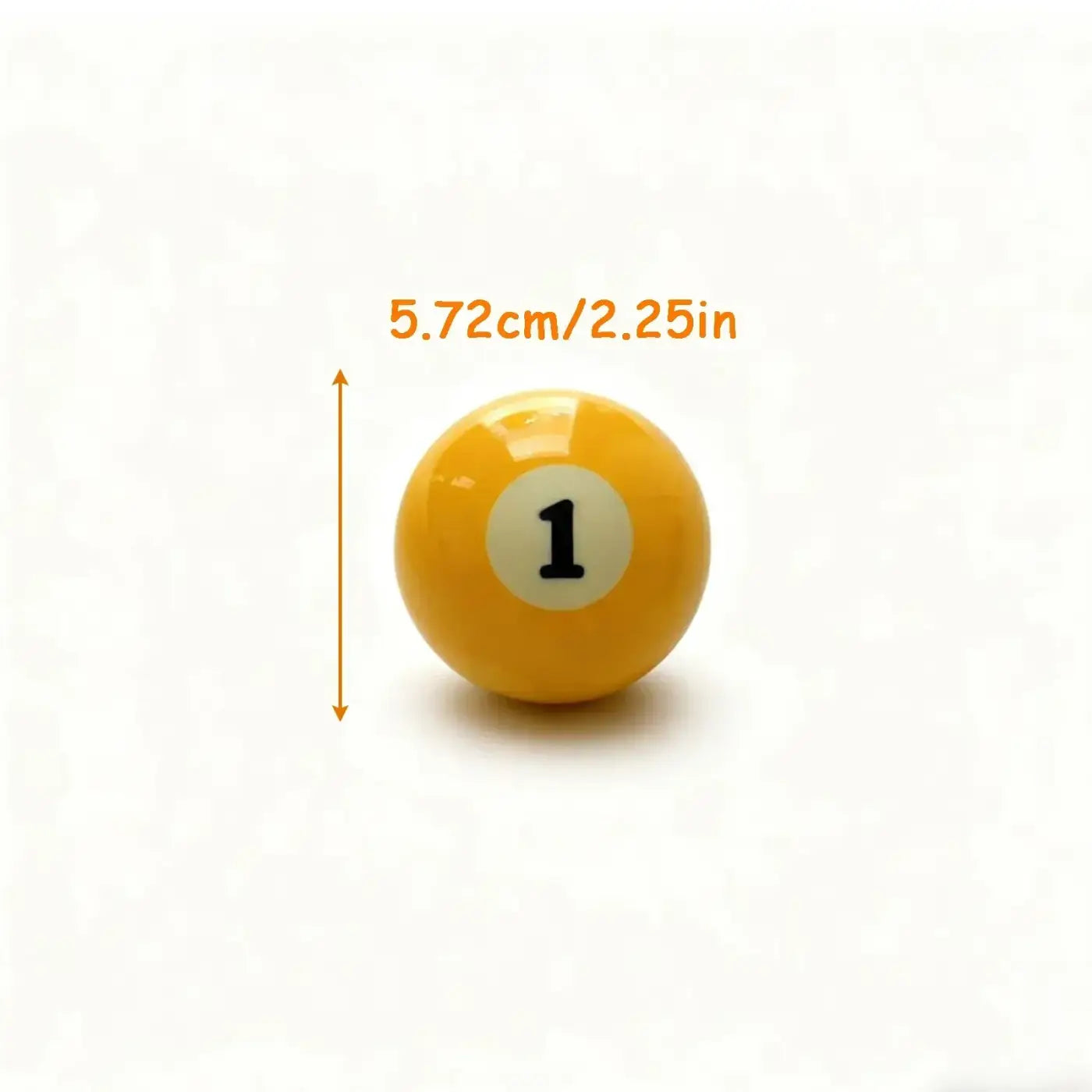 The Ball Depot billard balls: Large-sized Bold Resin Billiard Ball Set