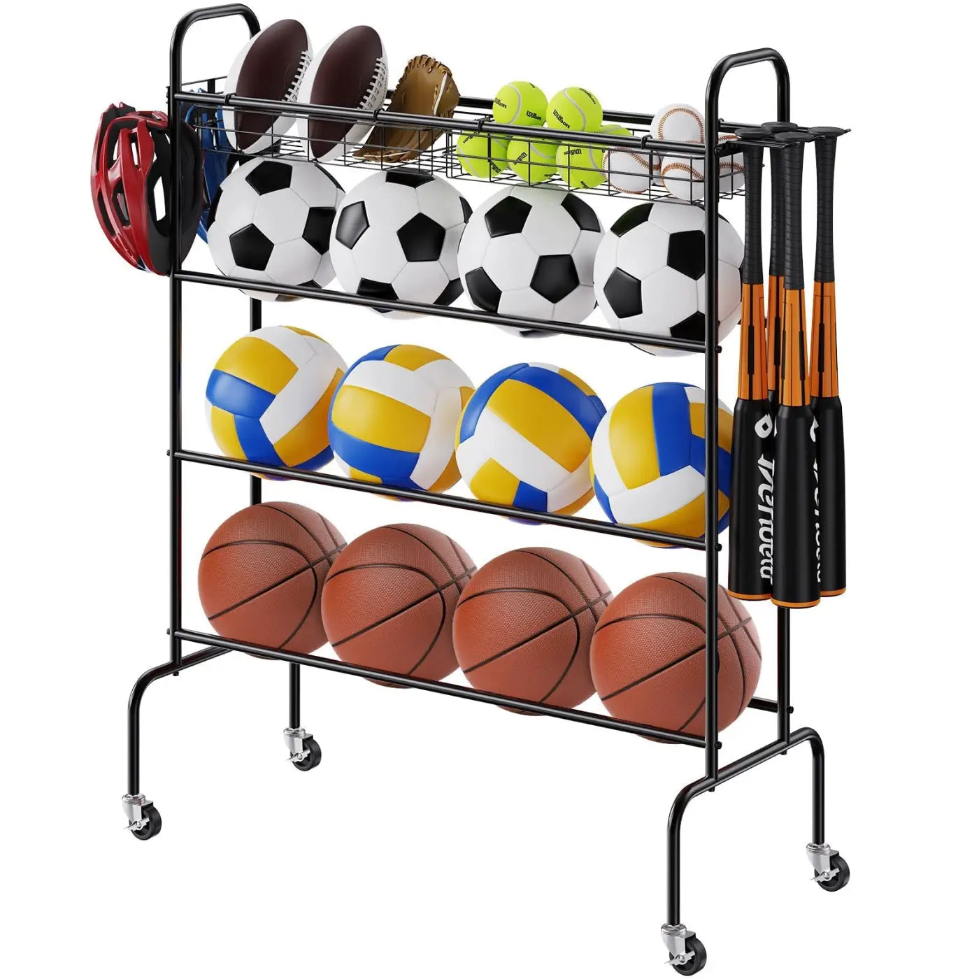 The Ball Depot Accessories: Large Sports Ball Rack,