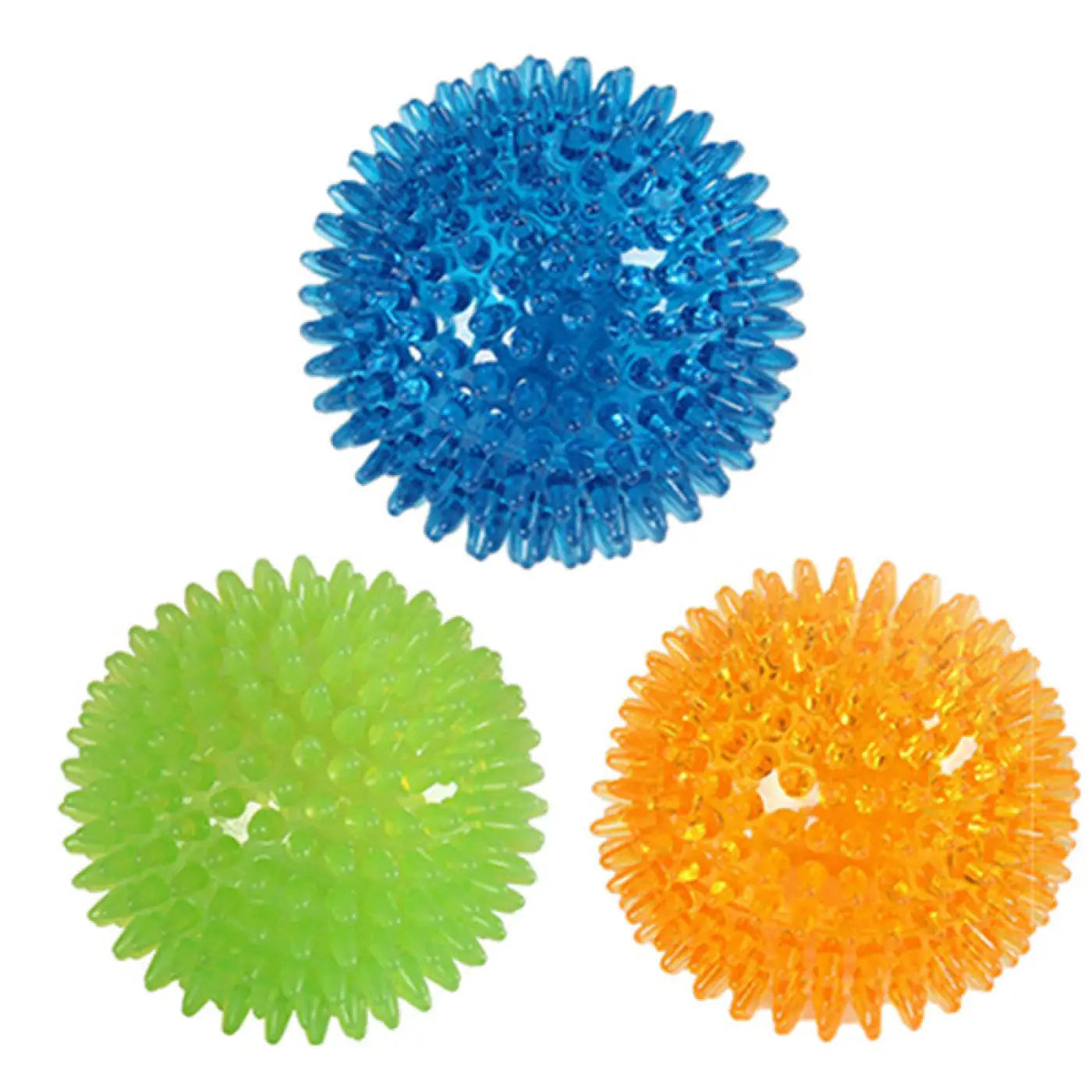 The Ball Depot dog ball: Large Vocal Stab Massage Bouncy Ball