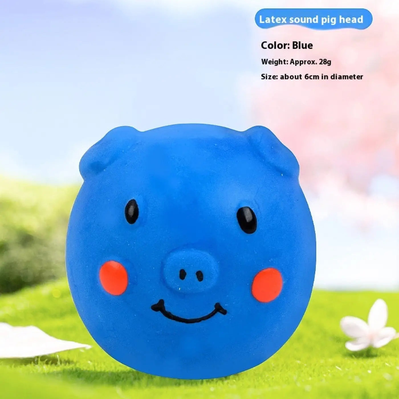 The Ball Depot dog ball: Latex Vocal Pig Dog Ball