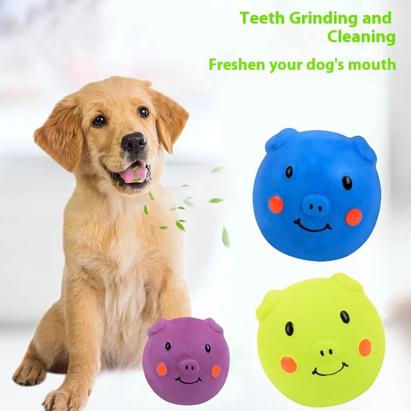 The Ball Depot dog ball: Latex Vocal Pig Dog Ball