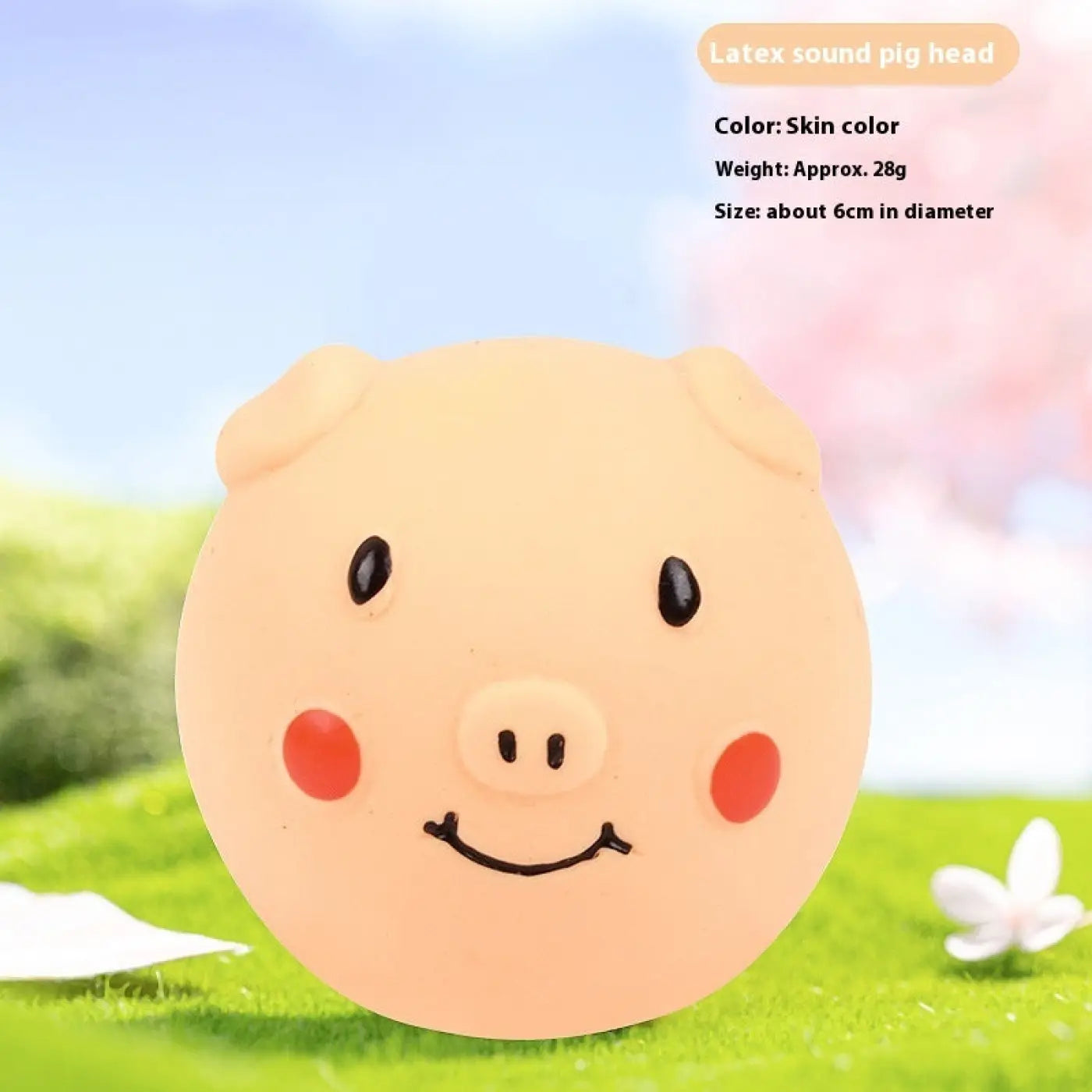 The Ball Depot dog ball: Latex Vocal Pig Dog Ball