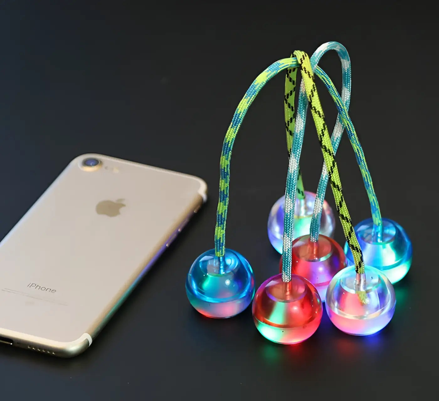 The Ball Depot glow ball: LED Colourful Finger Yo-Yo