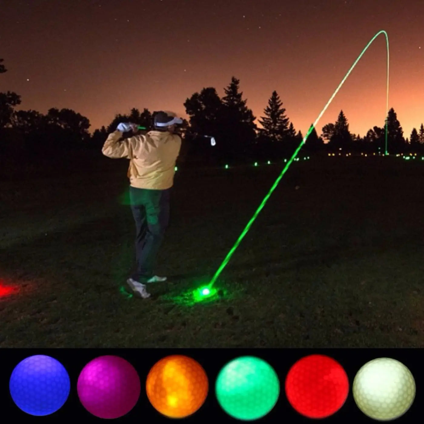 The Ball Depot golf ball: Led Golf Ball