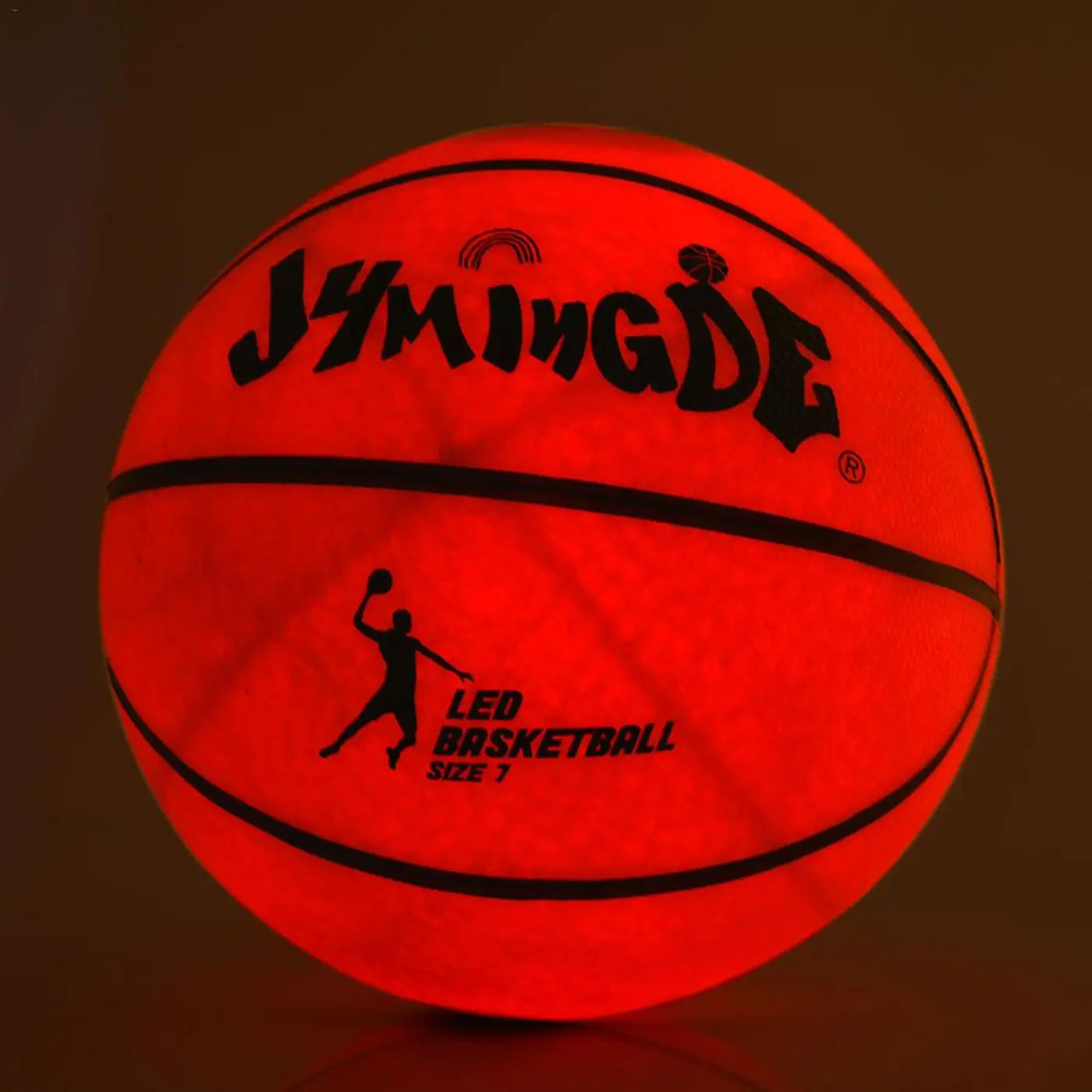 The Ball Depot basketball: LED Luminous Red Basketball