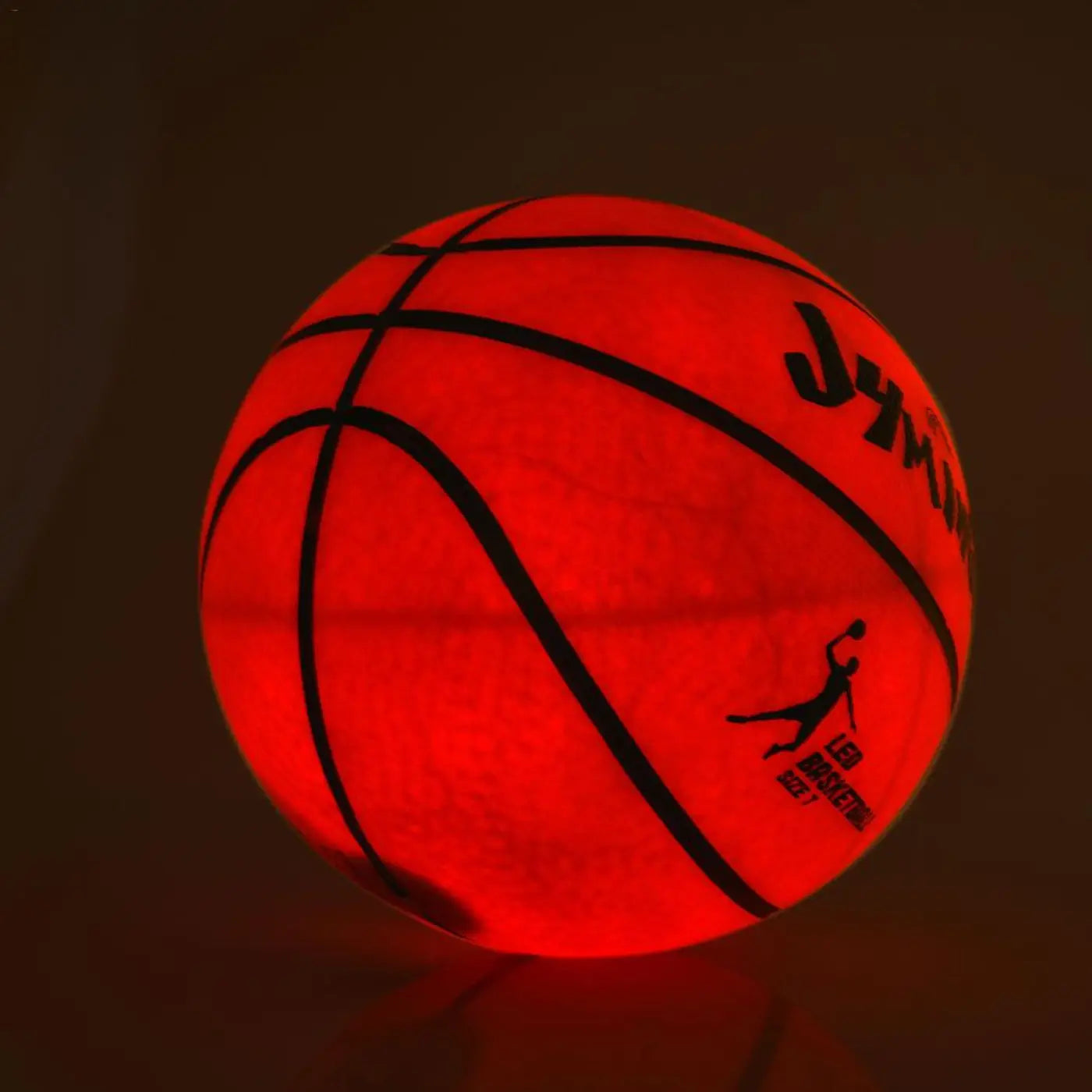 The Ball Depot basketball: LED Luminous Red Basketball