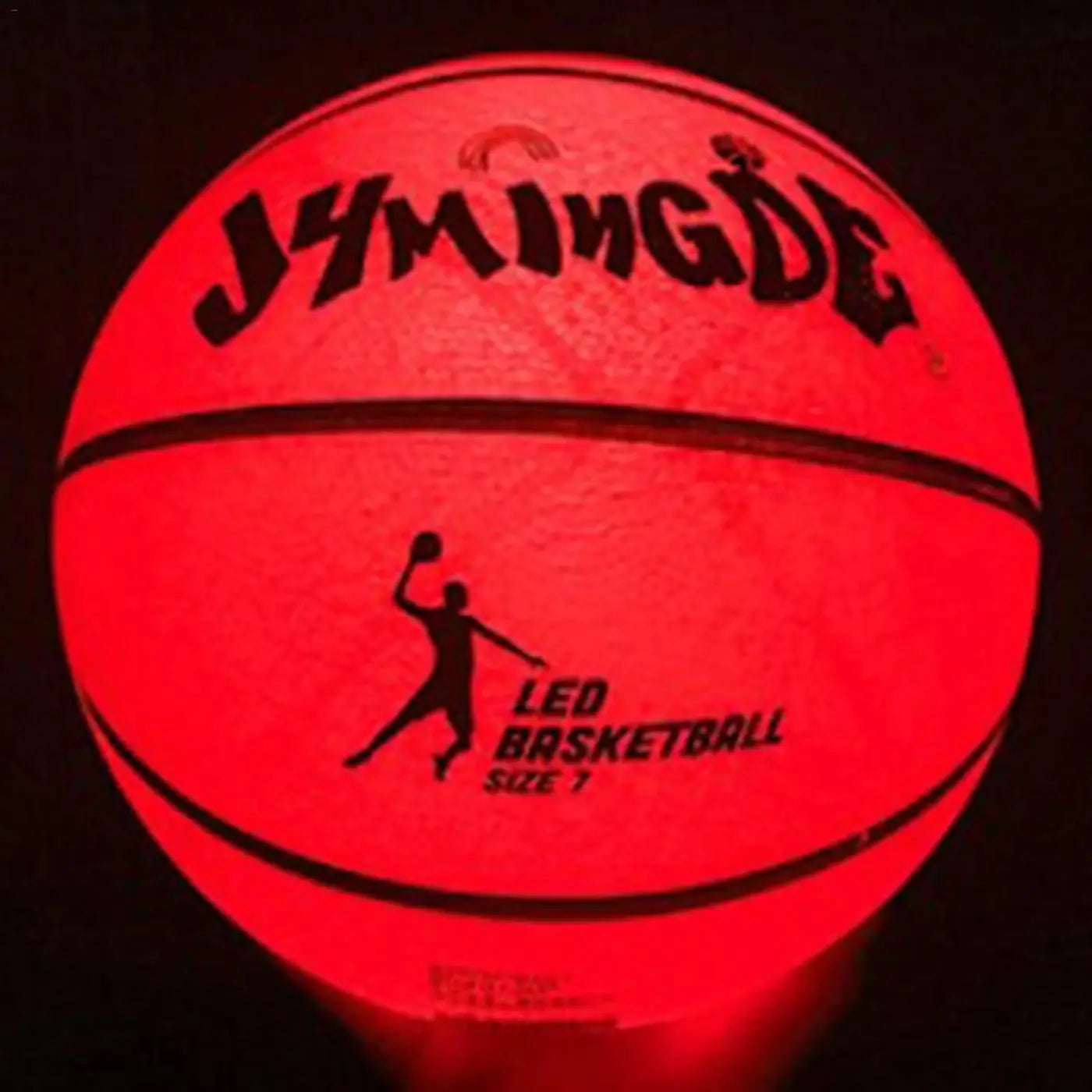 The Ball Depot basketball: LED Luminous Red Basketball