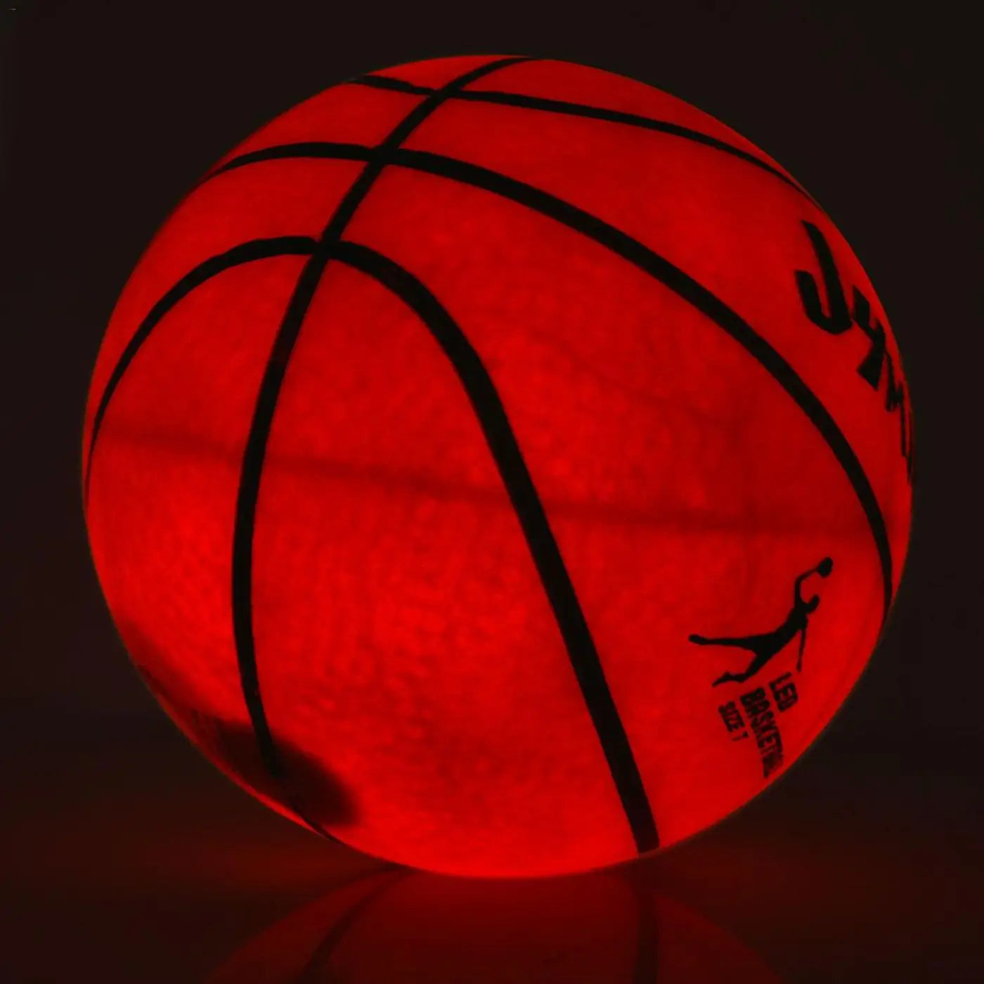 The Ball Depot basketball: LED Luminous Red Basketball