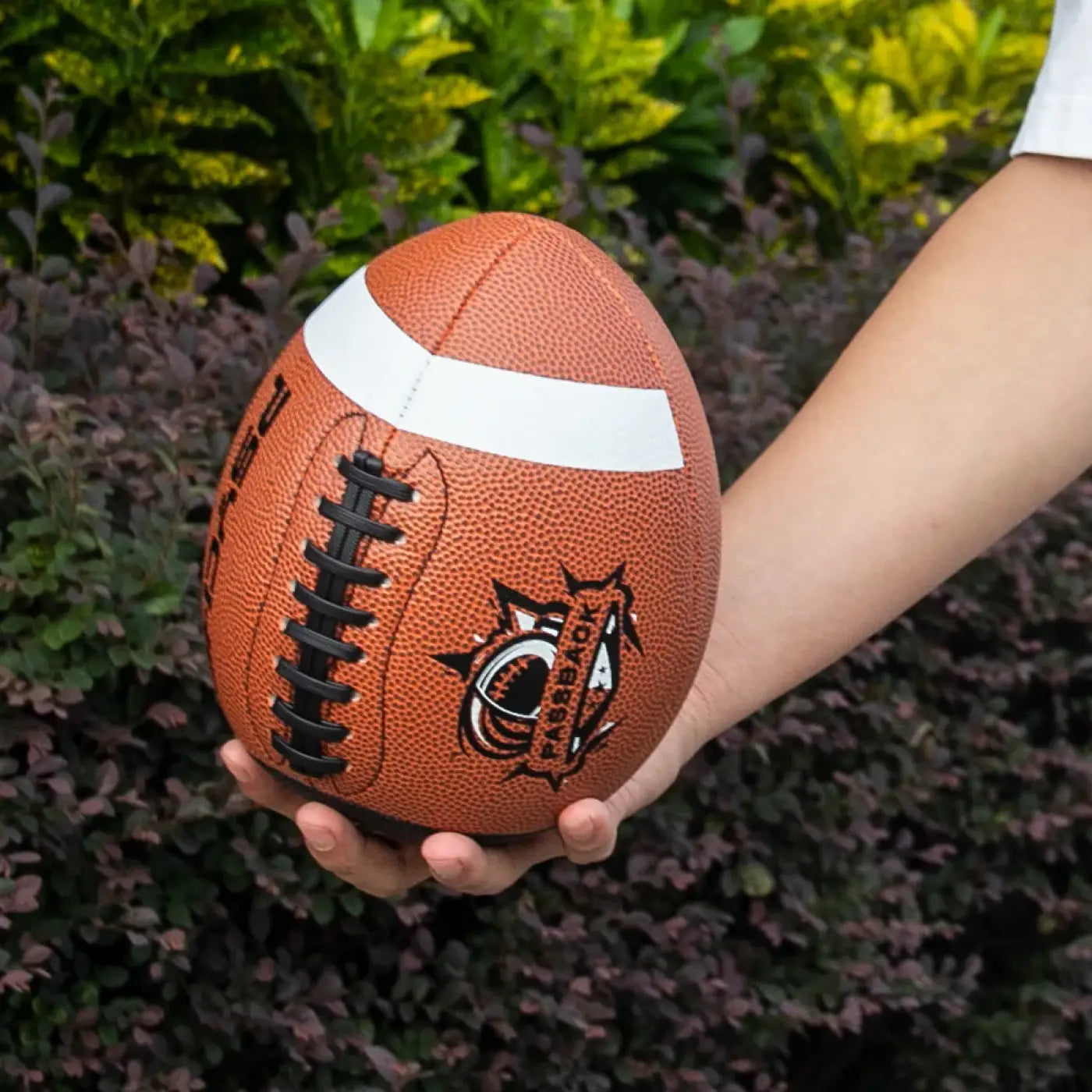 The Ball Depot quarterback football: LEYAO PU Leather Passback Half Rugby Quarterback Football