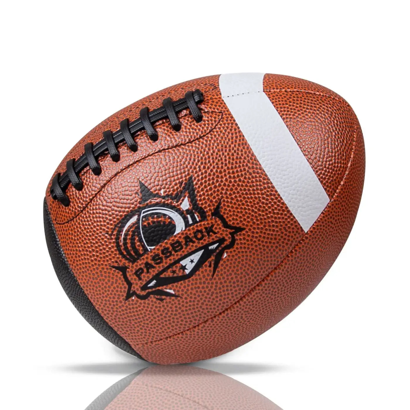 The Ball Depot quarterback football: LEYAO PU Leather Passback Half Rugby Quarterback Football