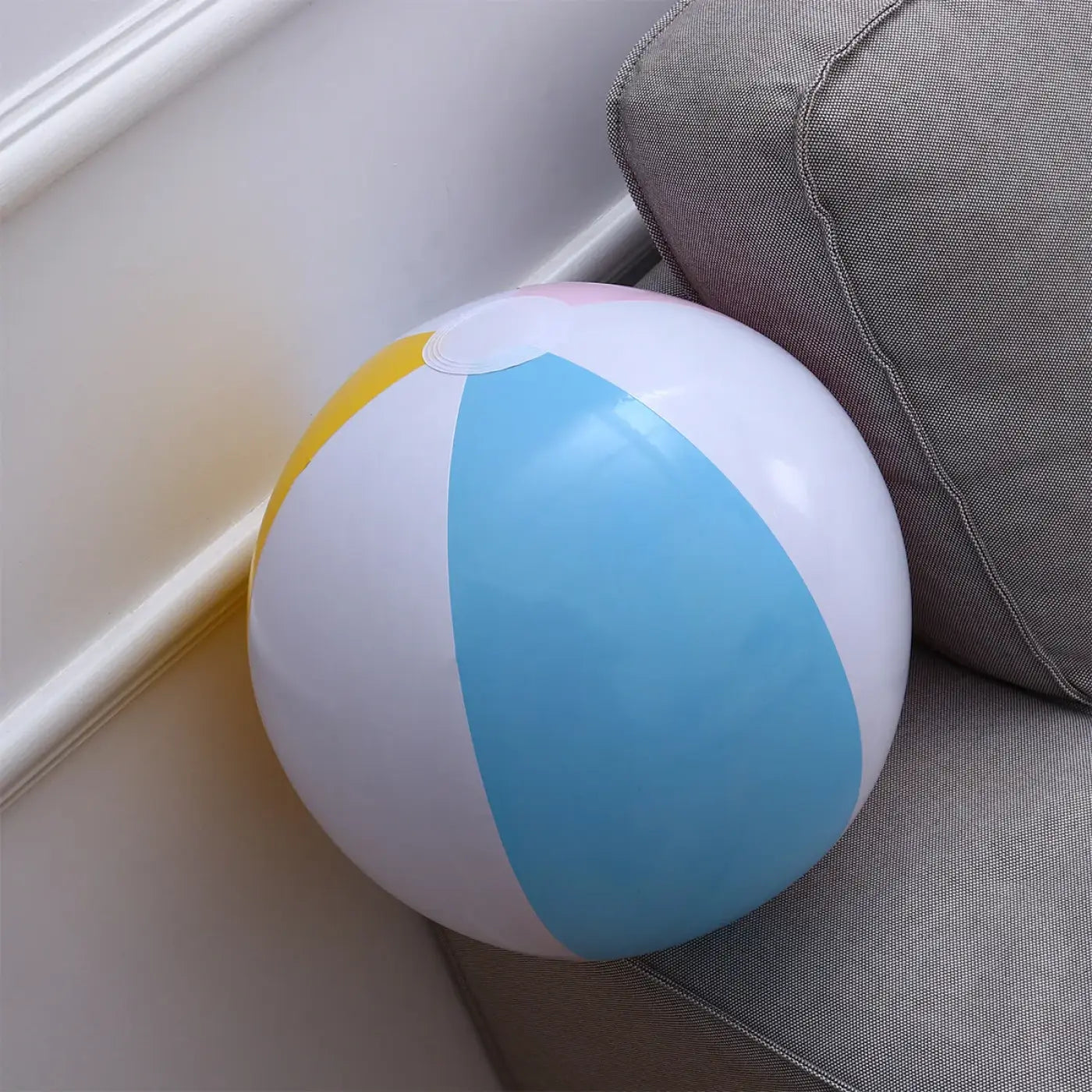 The Ball Depot beach ball: Light coloured Inflatable Beach Ball